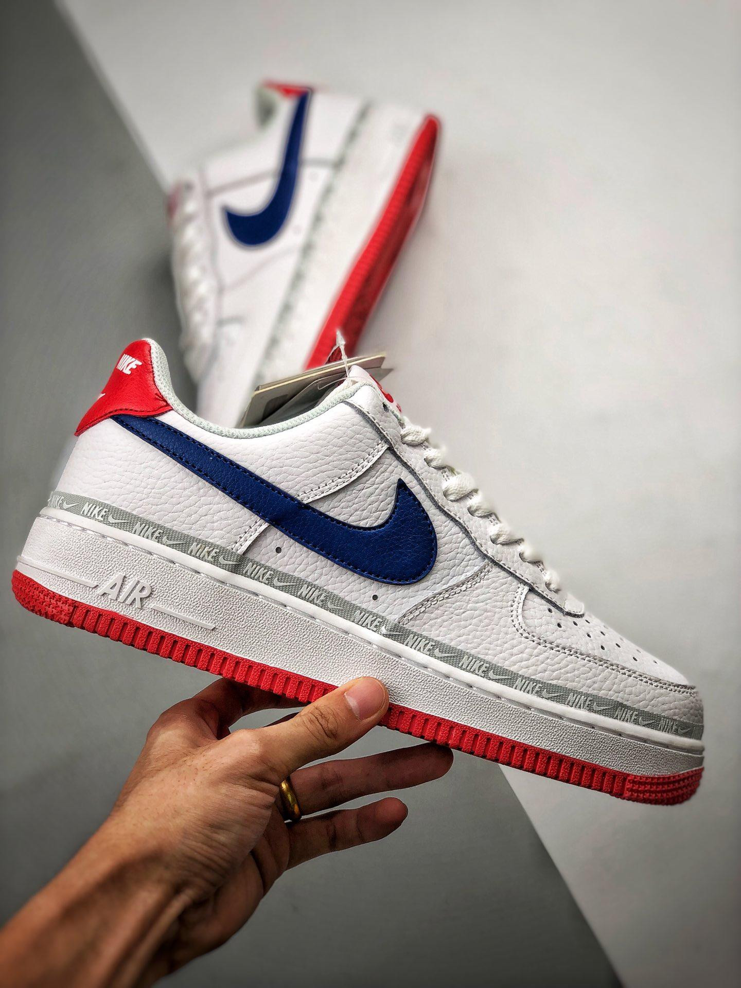 Nike Air Force 1 Low “Puerto Rico” Red White Blue For Sale