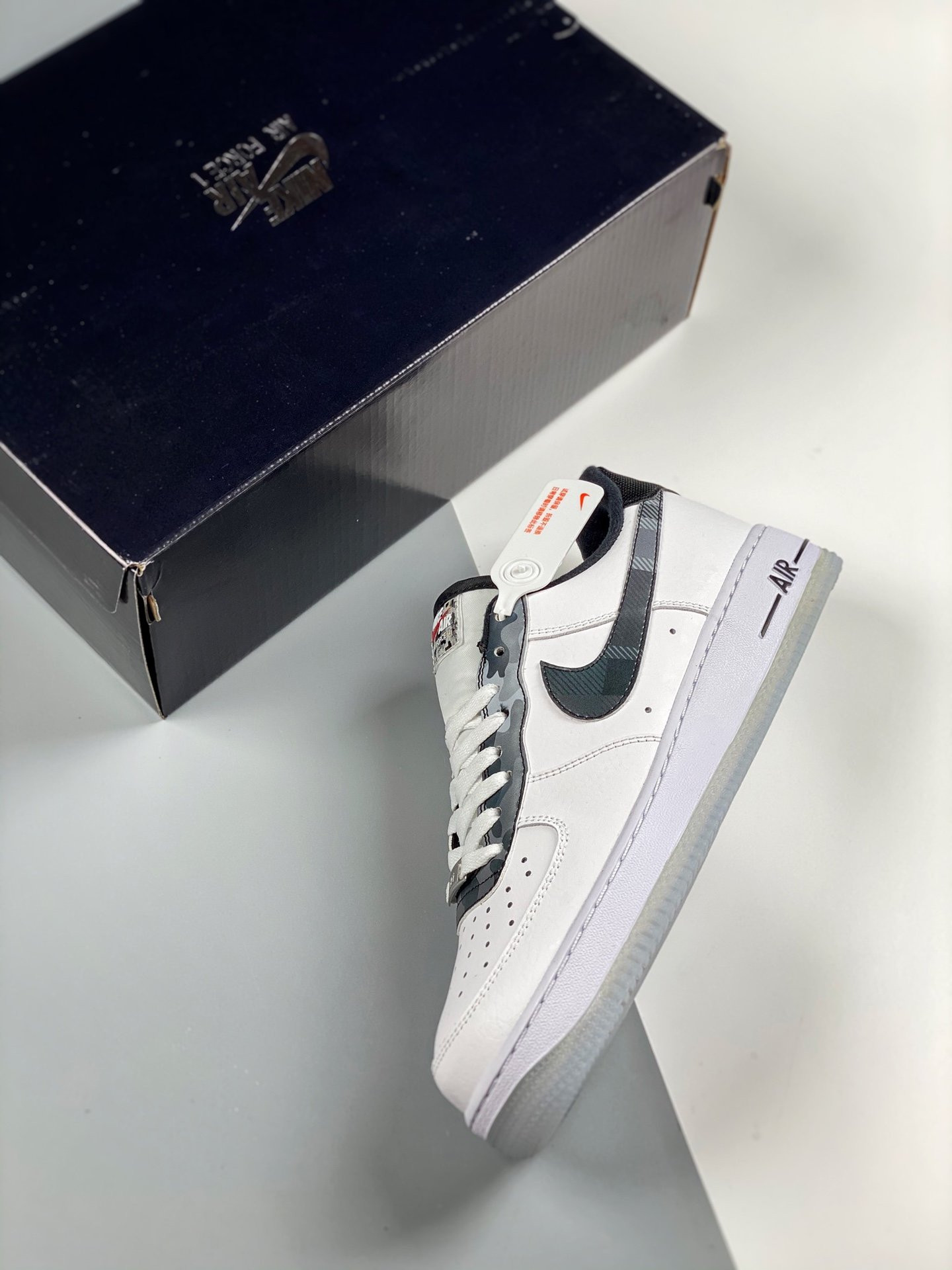 Nike Air Force 1 Low “Remix Pack” White/Black-Pure Platinum-Metallic Silver