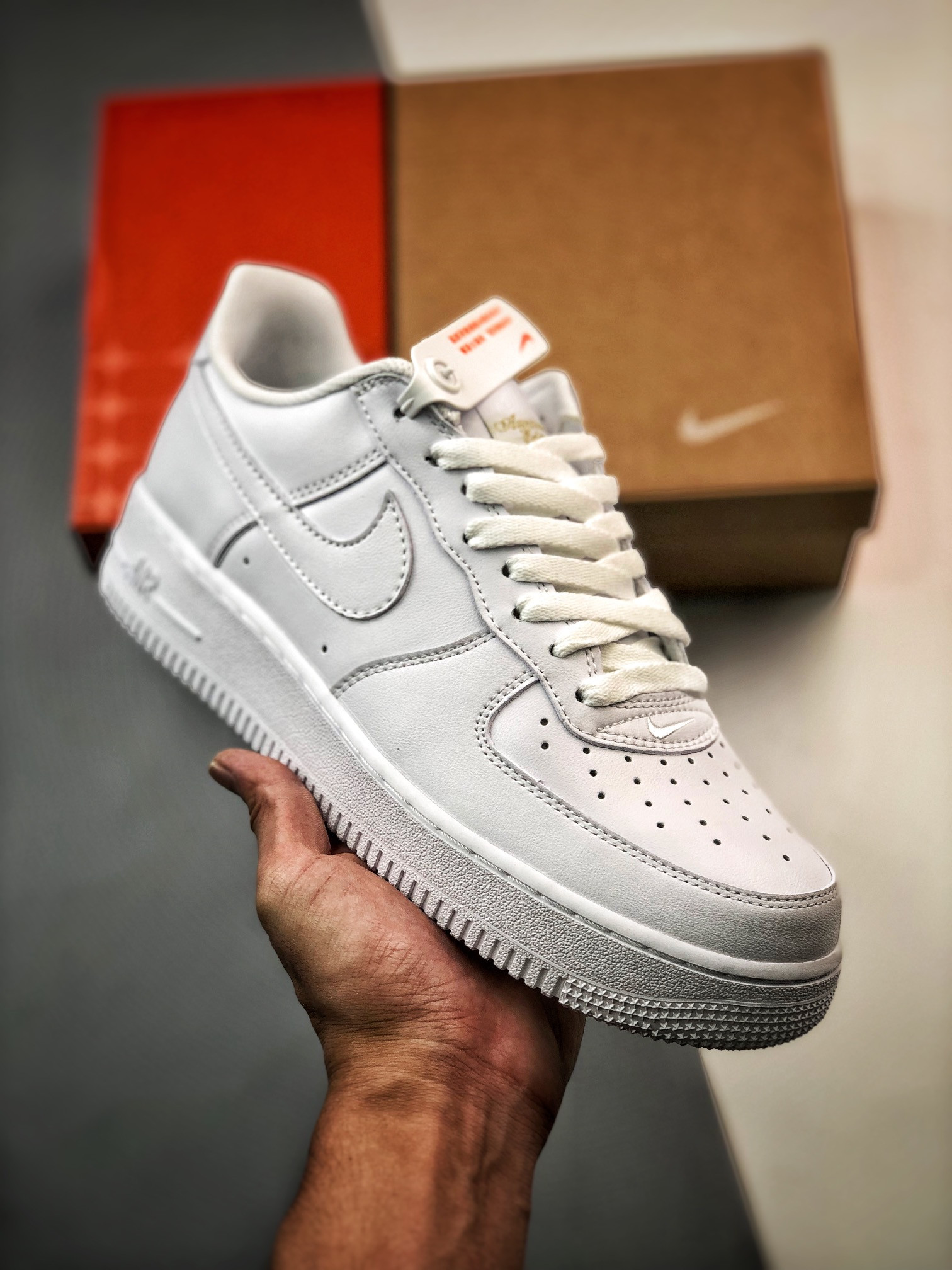 Nike Air Force 1 Low “Since 82” Triple White For Sale