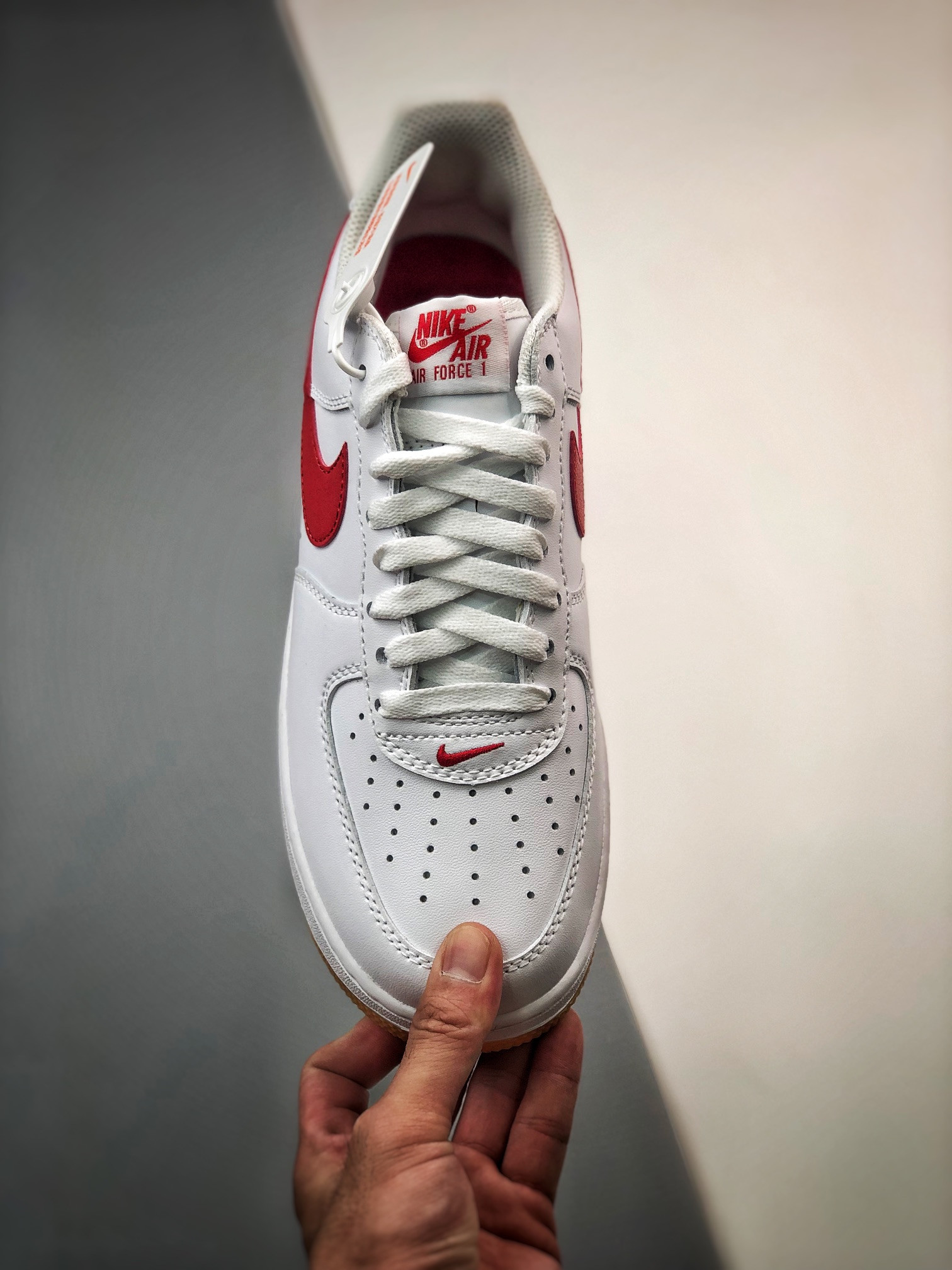 Nike Air Force 1 Low “Since 82” White/University Red-Gum Yellow For Sale