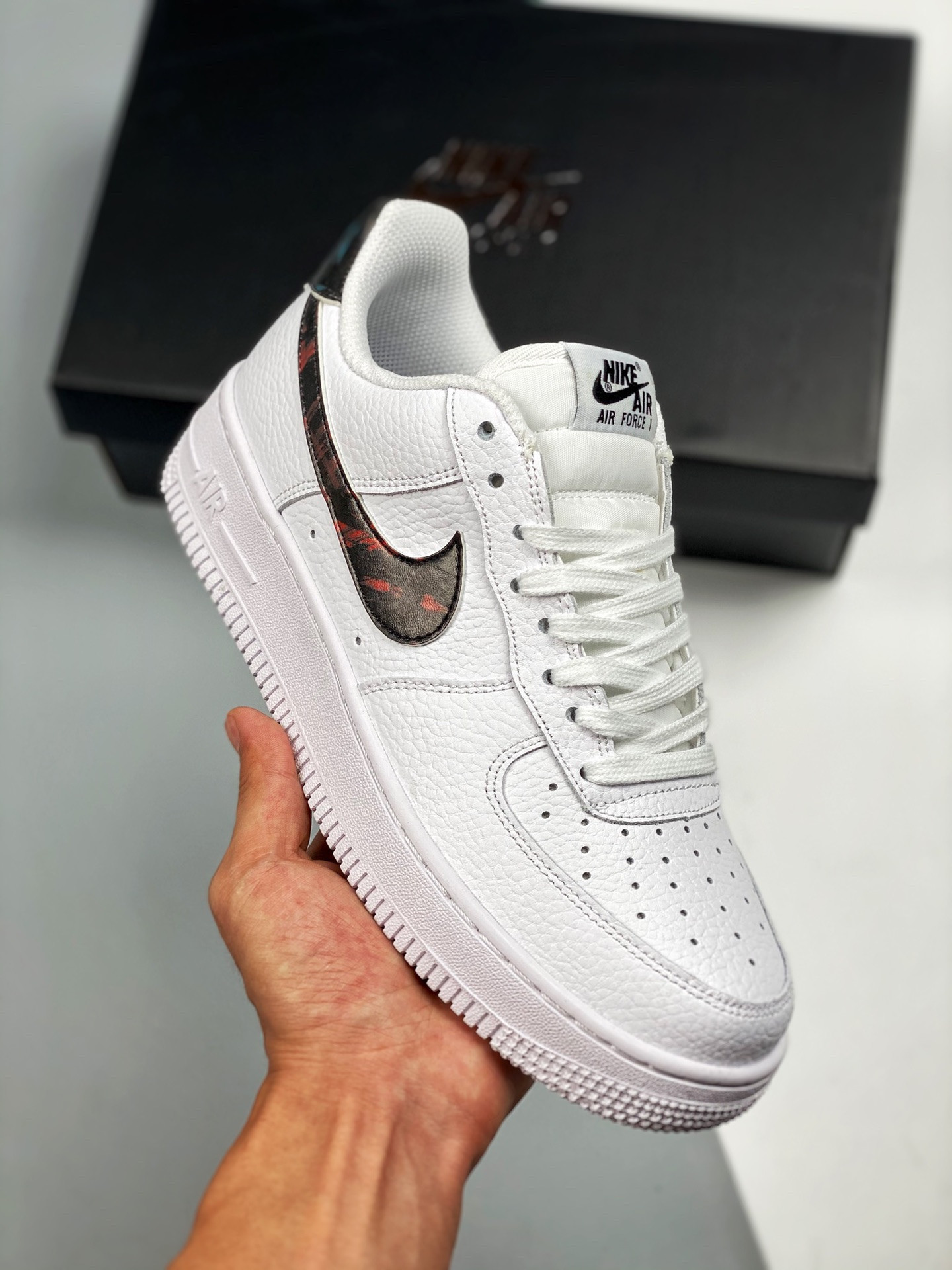 Nike Air Force 1 Low “Tie Dye” White/Bright Crimson-Laser For Sale