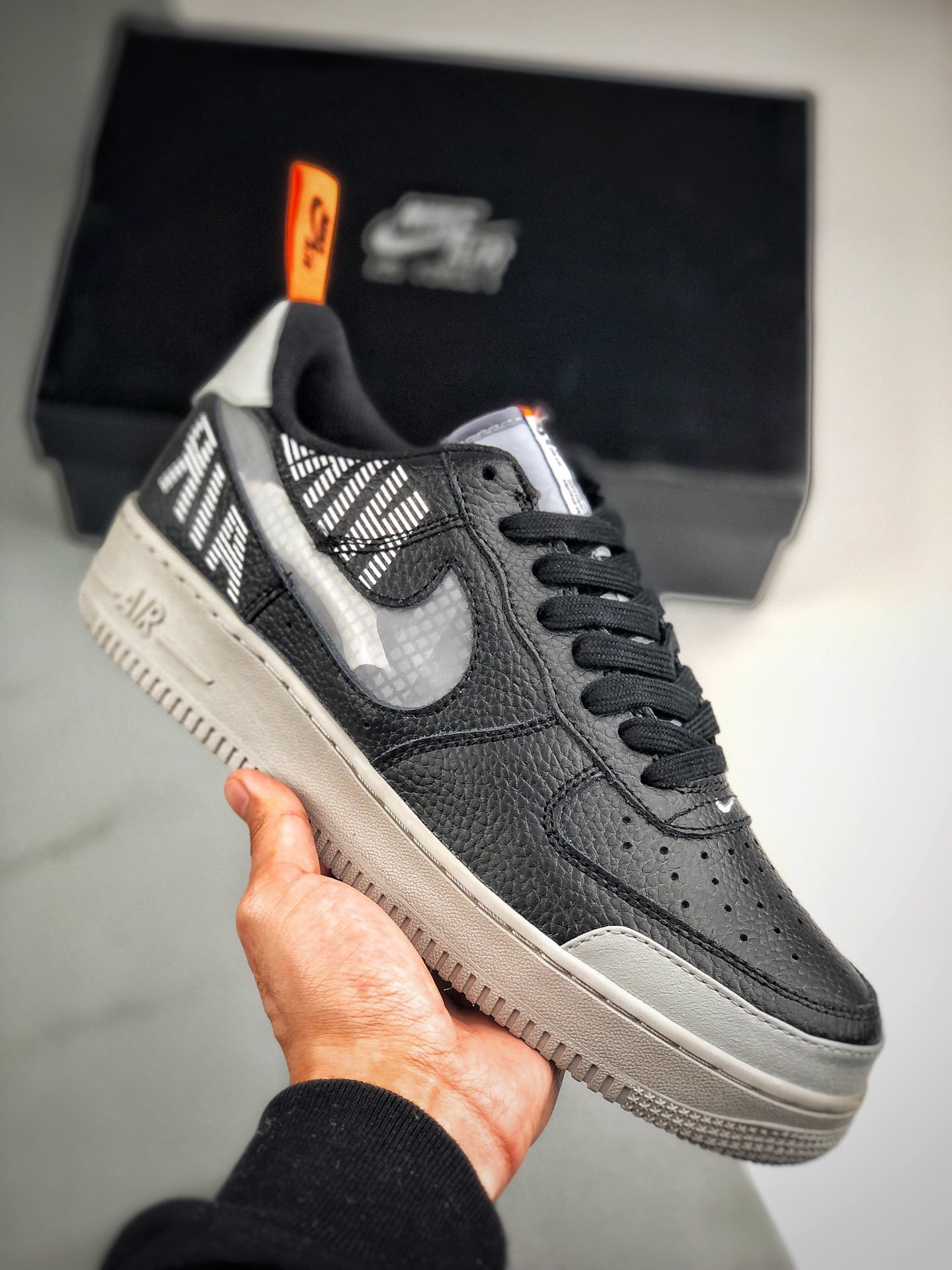 Nike Air Force 1 Low “Under Constructioan” Black For Sale