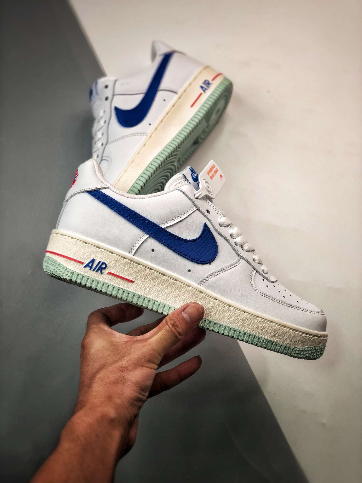 Nike Air Force 1 Low “USA Hoops” White Blue Red For Sale