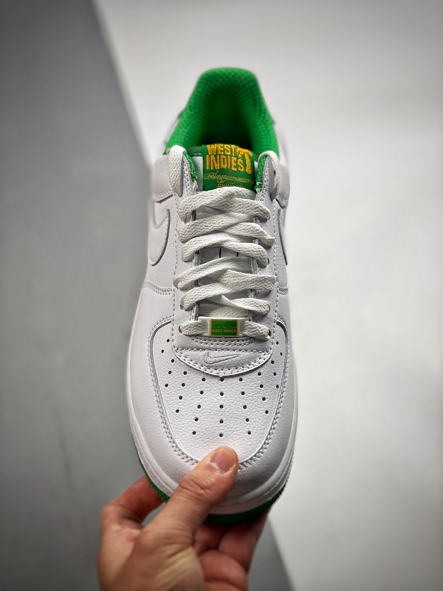 Nike Air Force 1 Low “West Indies” White Classic Green For Sale