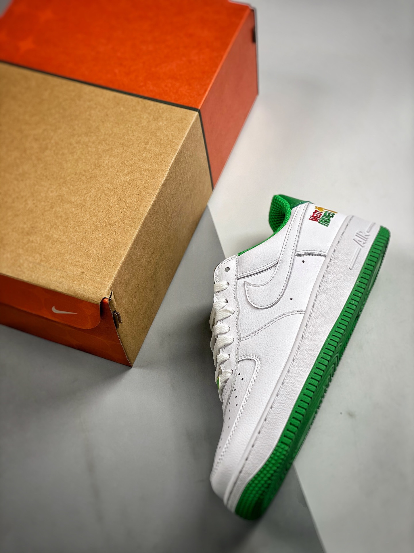 Nike Air Force 1 Low “West Indies” White Classic Green For Sale