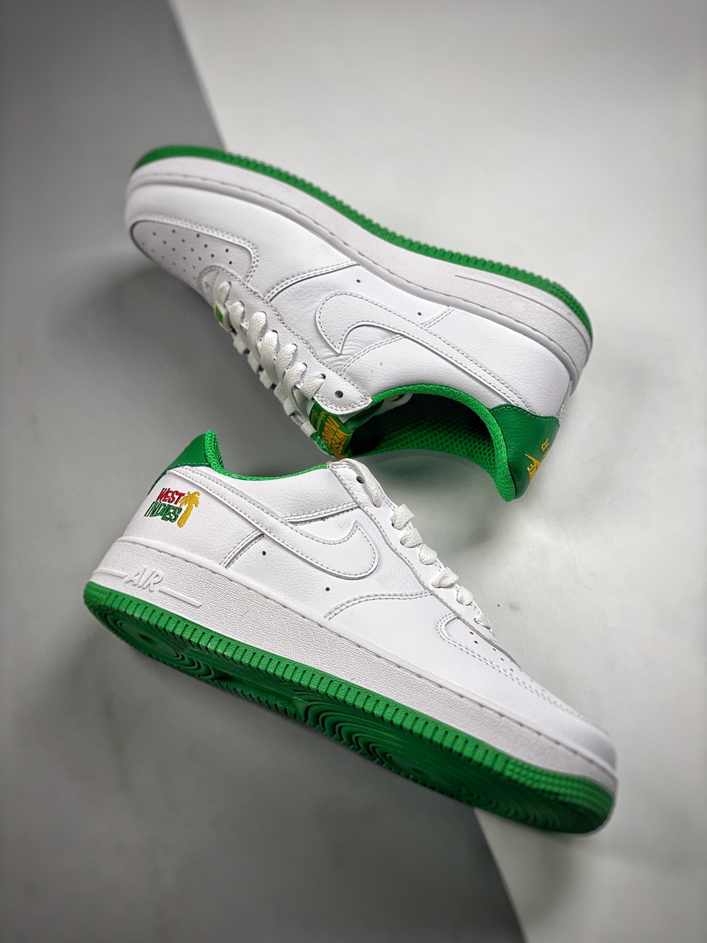 Nike Air Force 1 Low “West Indies” White Classic Green For Sale