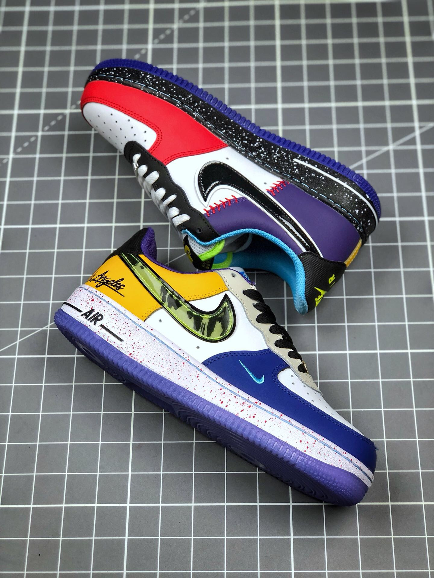 Nike Air Force 1 Low “What The LA” White/Black-Hyper Jade For Sale
