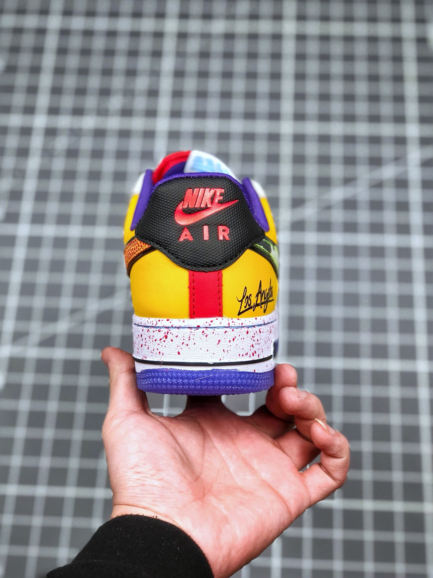 Nike Air Force 1 Low “What The LA” White/Black-Hyper Jade For Sale