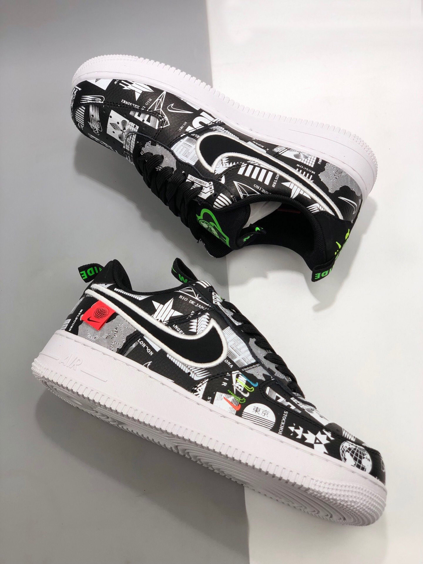 Nike Air Force 1 Low “Worldwide” Black For Sale