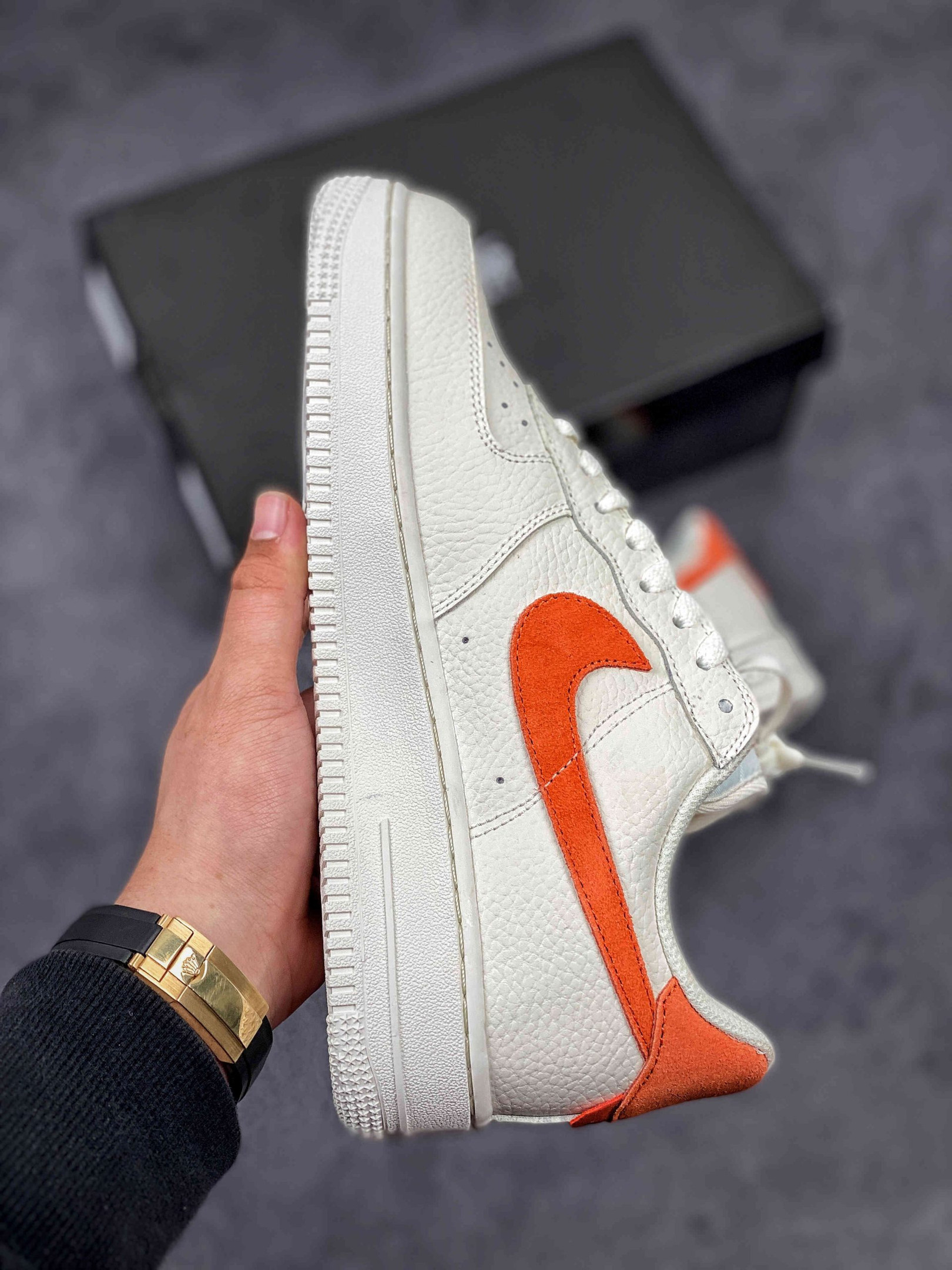 Nike Air Force 1 Low 07 Craft Sail/Mantra Orange/Forest For Sale