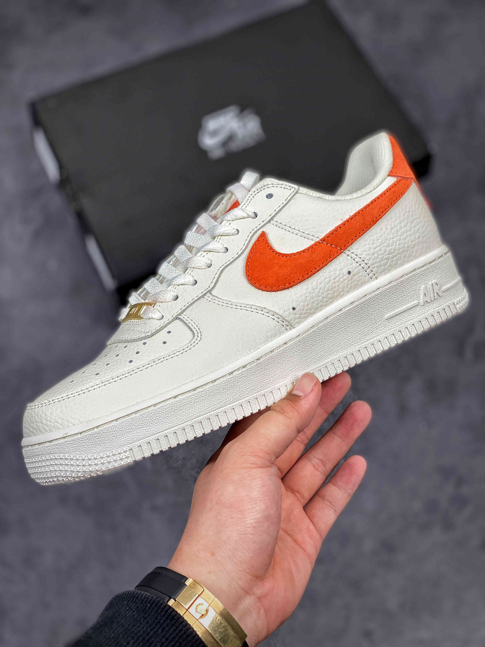 Nike Air Force 1 Low 07 Craft Sail/Mantra Orange/Forest For Sale