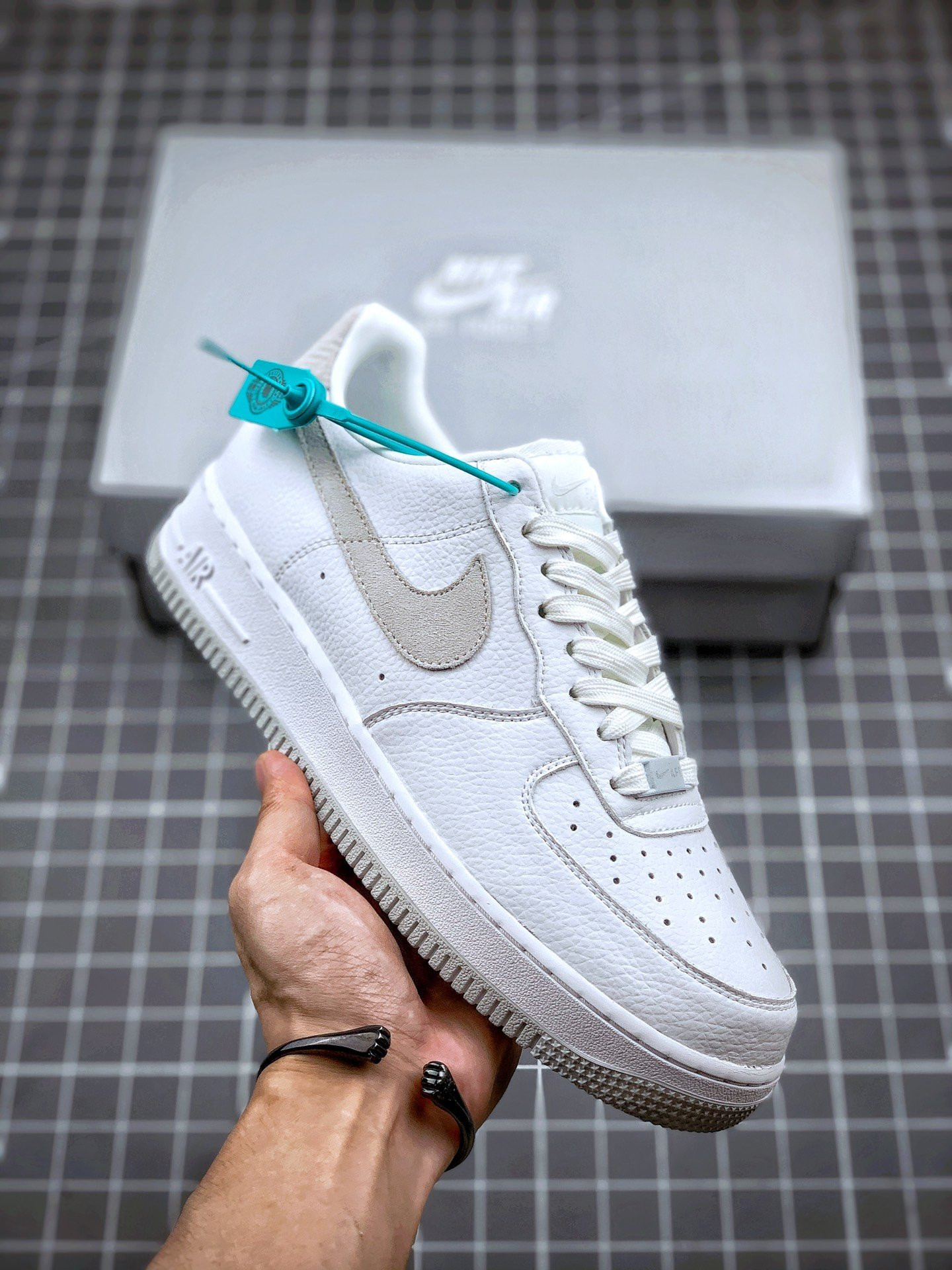 Nike Air Force 1 Low 07 Craft White Grey For Sale