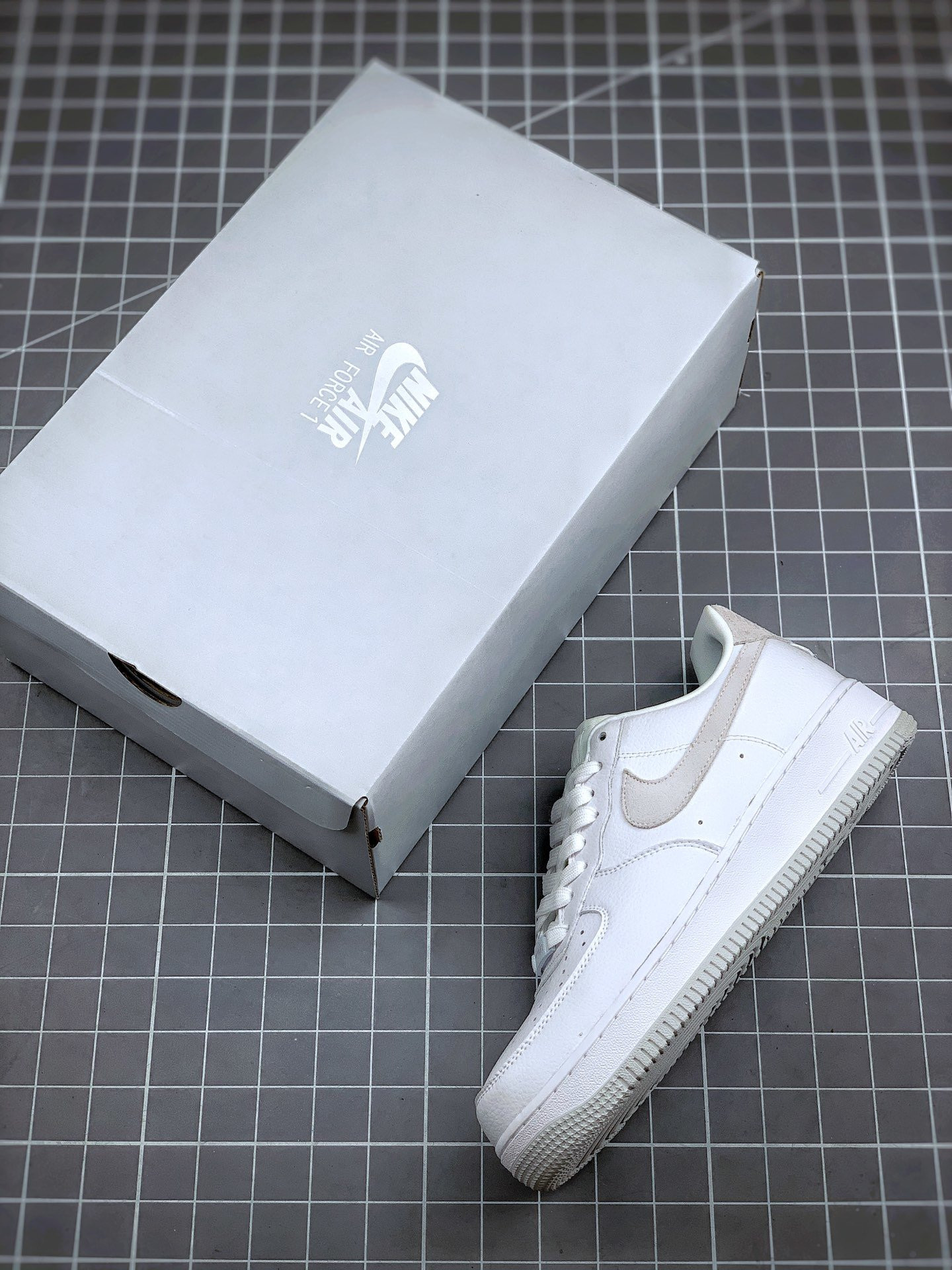 Nike Air Force 1 Low 07 Craft White Grey For Sale