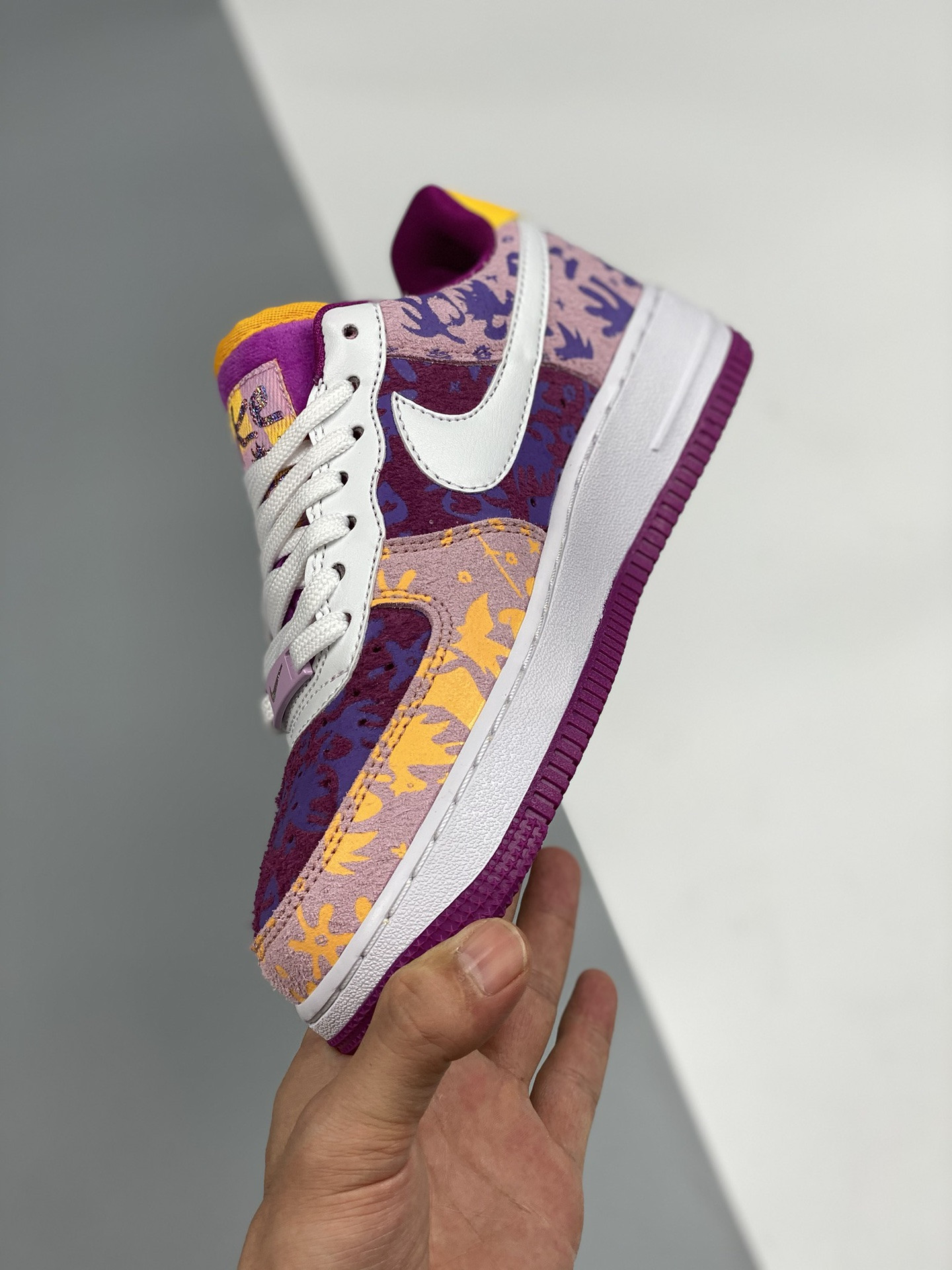 Nike Air Force 1 Low 07 LV8 Red Plum/Light Arctic Pink-Wild For Sale