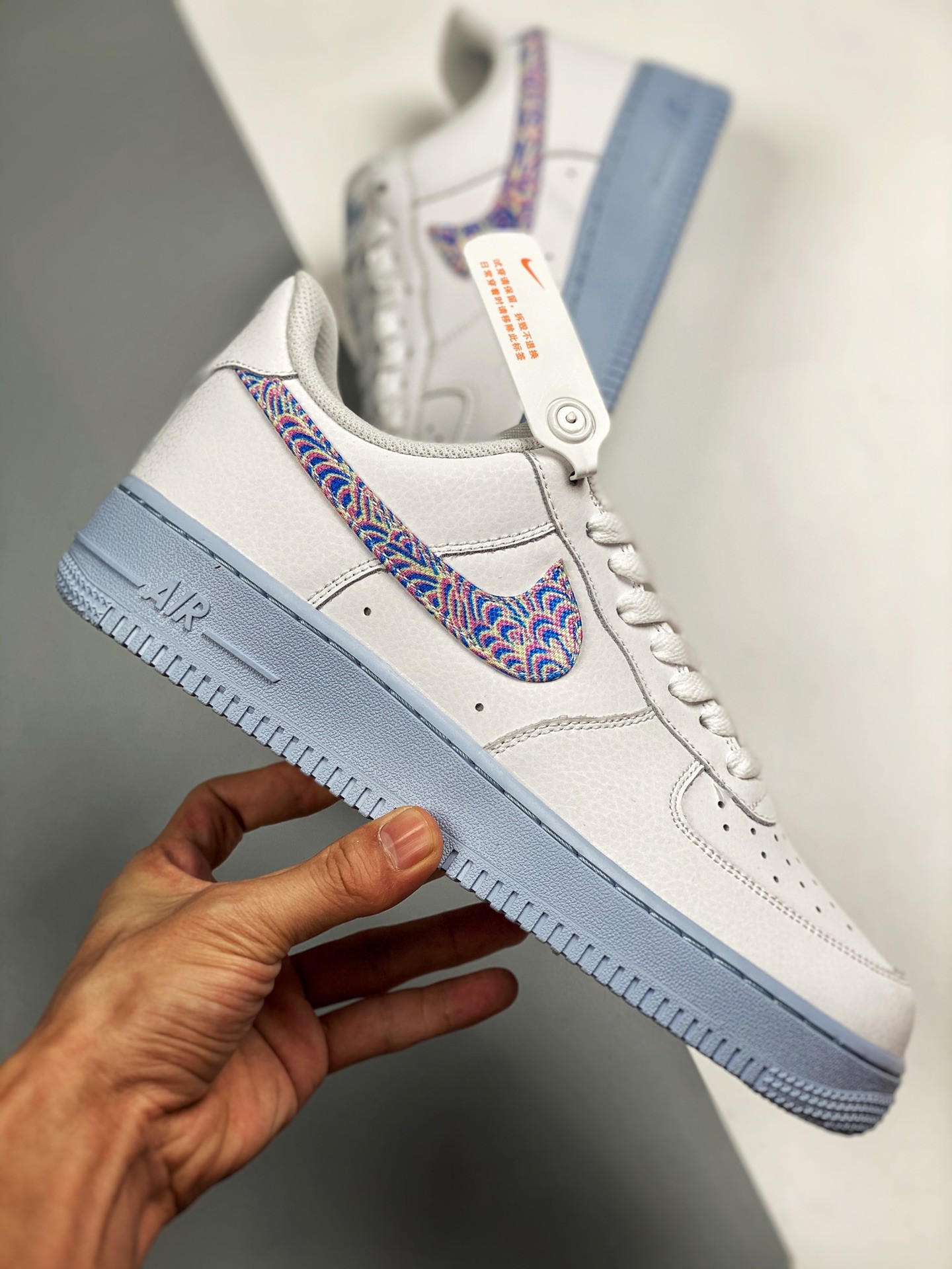 Nike Air Force 1 Low 07 LV8 White Hydrogen Blue For Sale