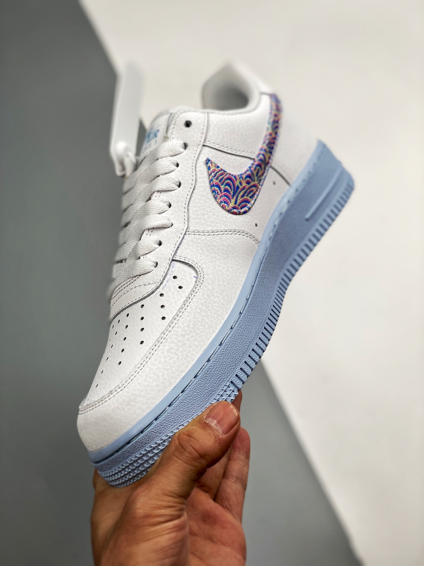 Nike Air Force 1 Low 07 LV8 White Hydrogen Blue For Sale