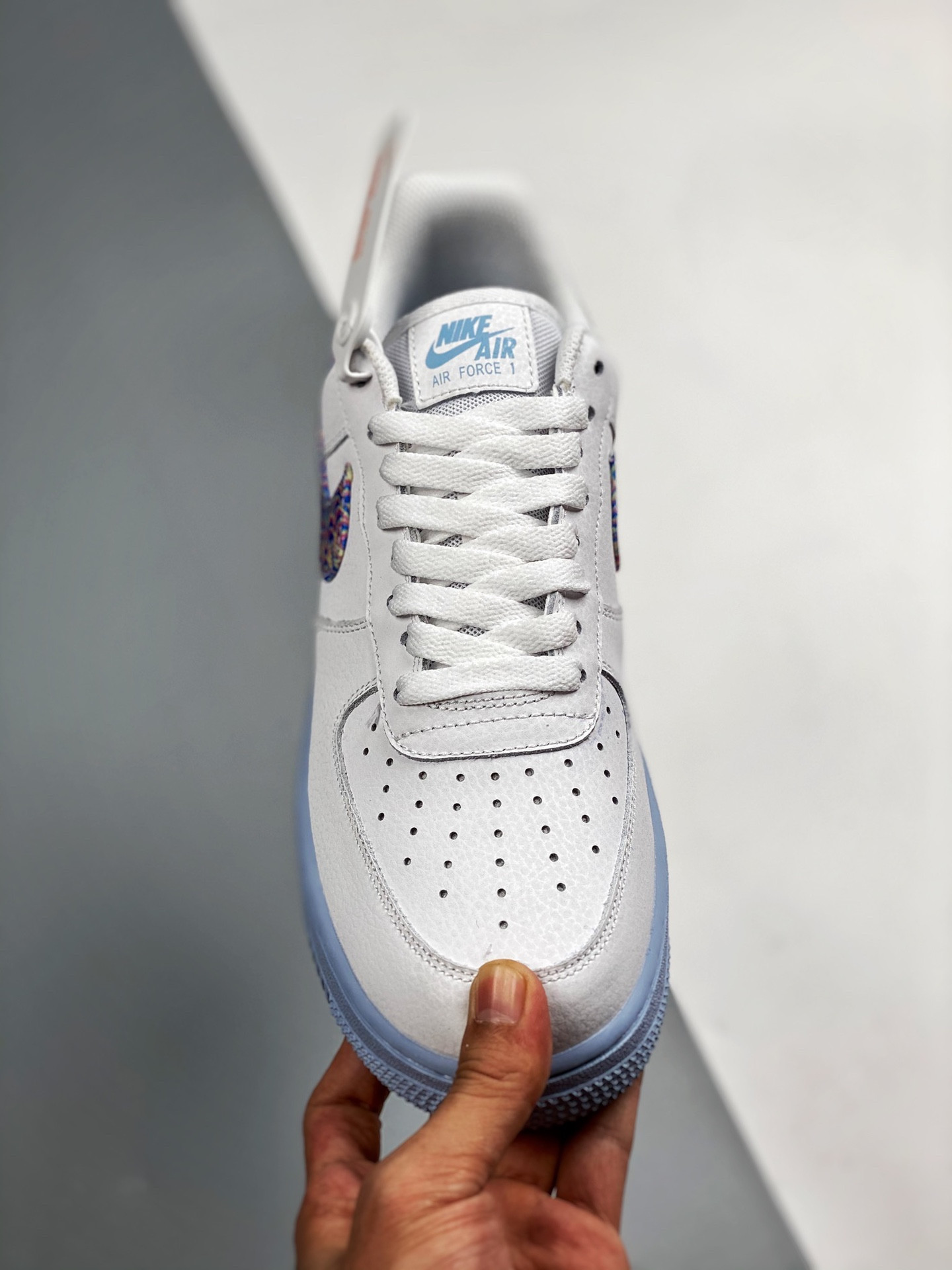 Nike Air Force 1 Low 07 LV8 White Hydrogen Blue For Sale