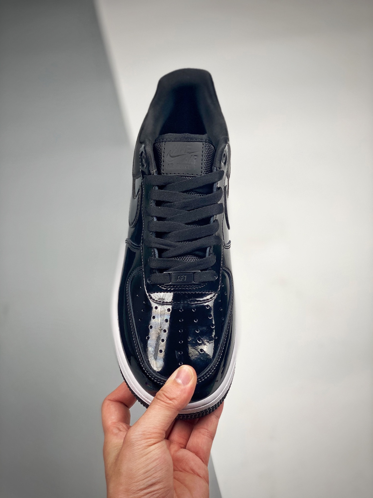 Nike Air Force 1 Low 07 SE Premium ‘Black Silver’ For Sale