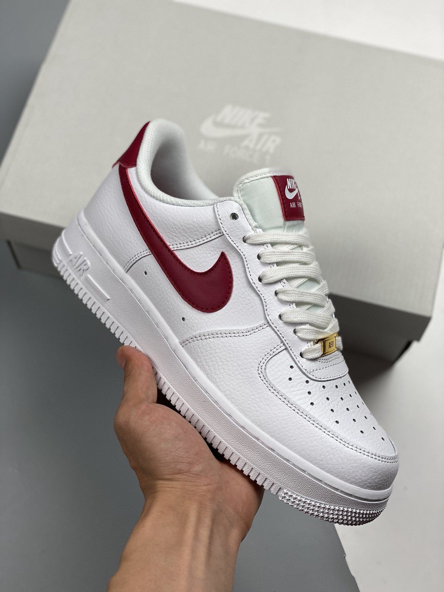 Nike Air Force 1 Low ’07 ‘White Noble Red’ For Sale
