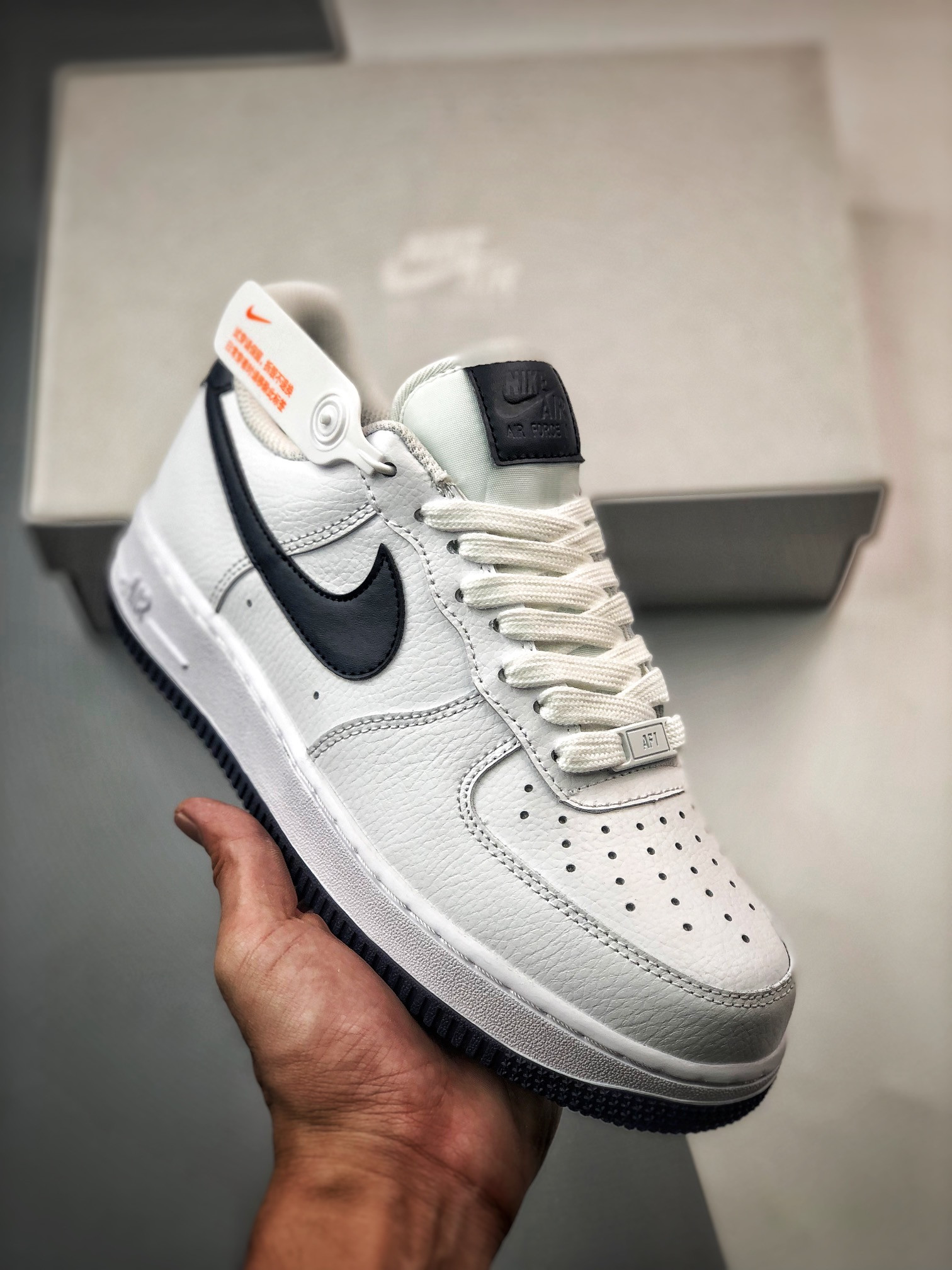 Nike Air Force 1 Low 07 White Obsidian For Sale