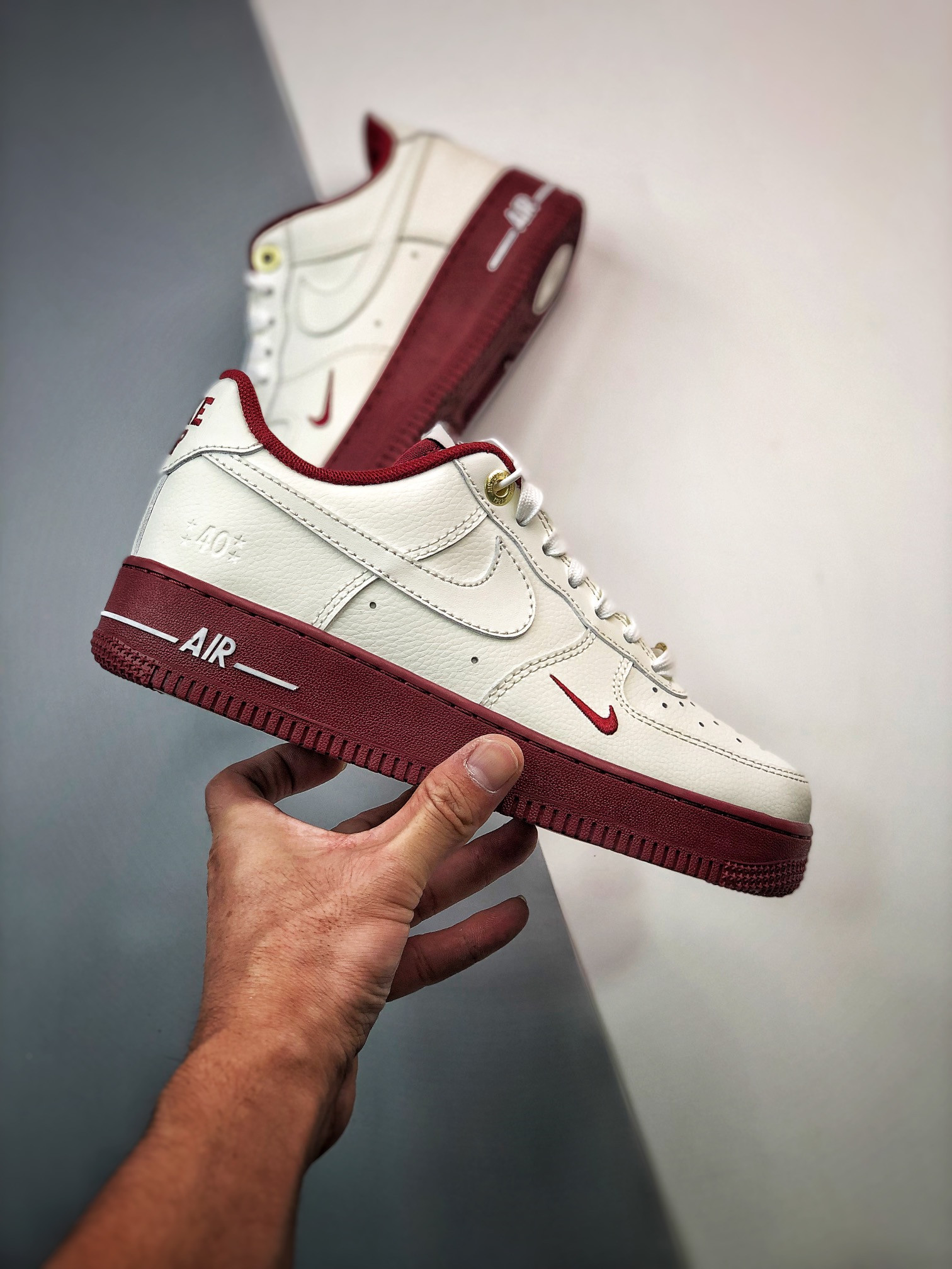 Nike Air Force 1 Low 40th Anniversary Sail/Metallic Gold For Sale