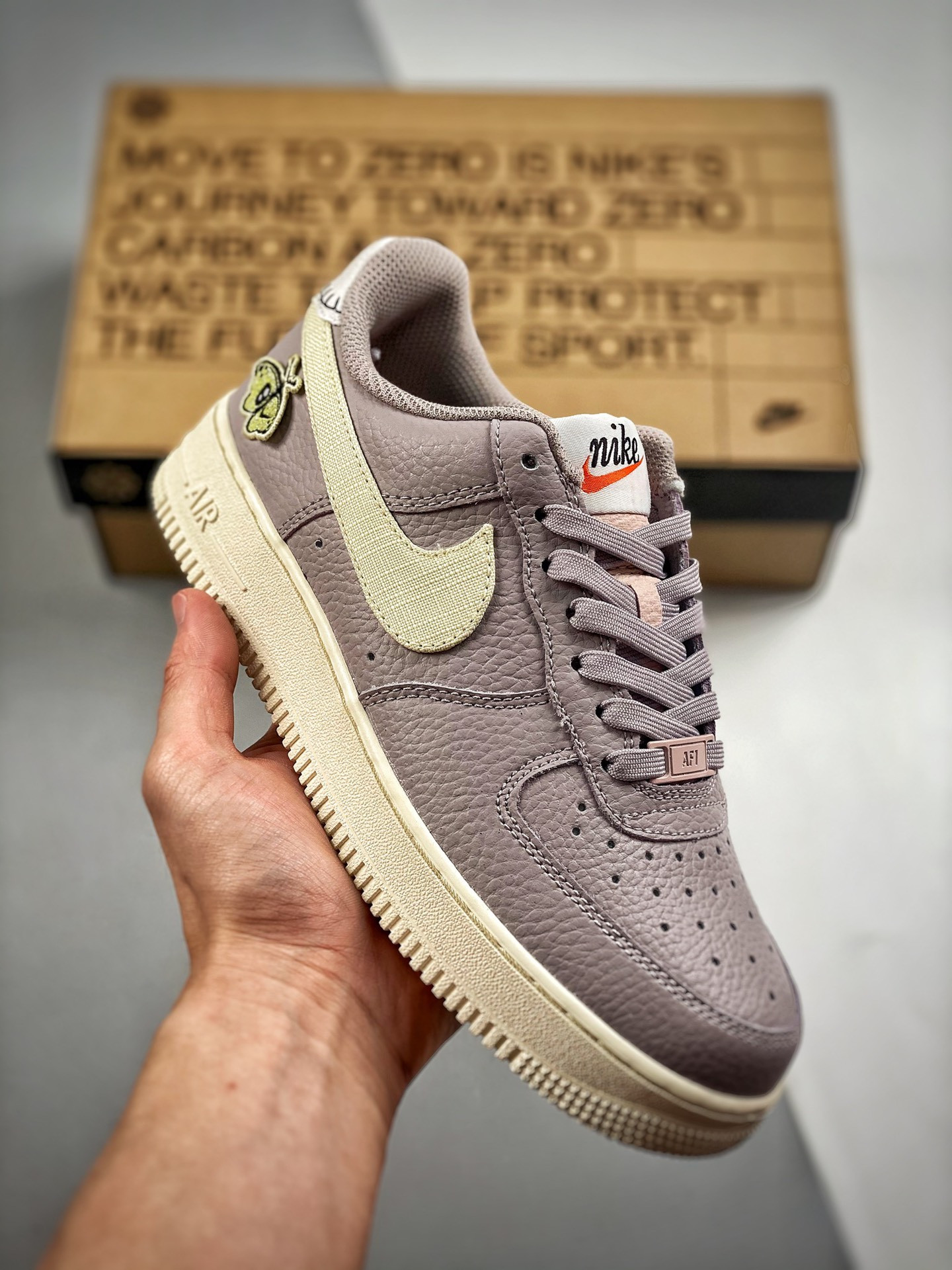 Nike Air Force 1 Low “Air Sprung” Amethyst Ash/Pink For Sale