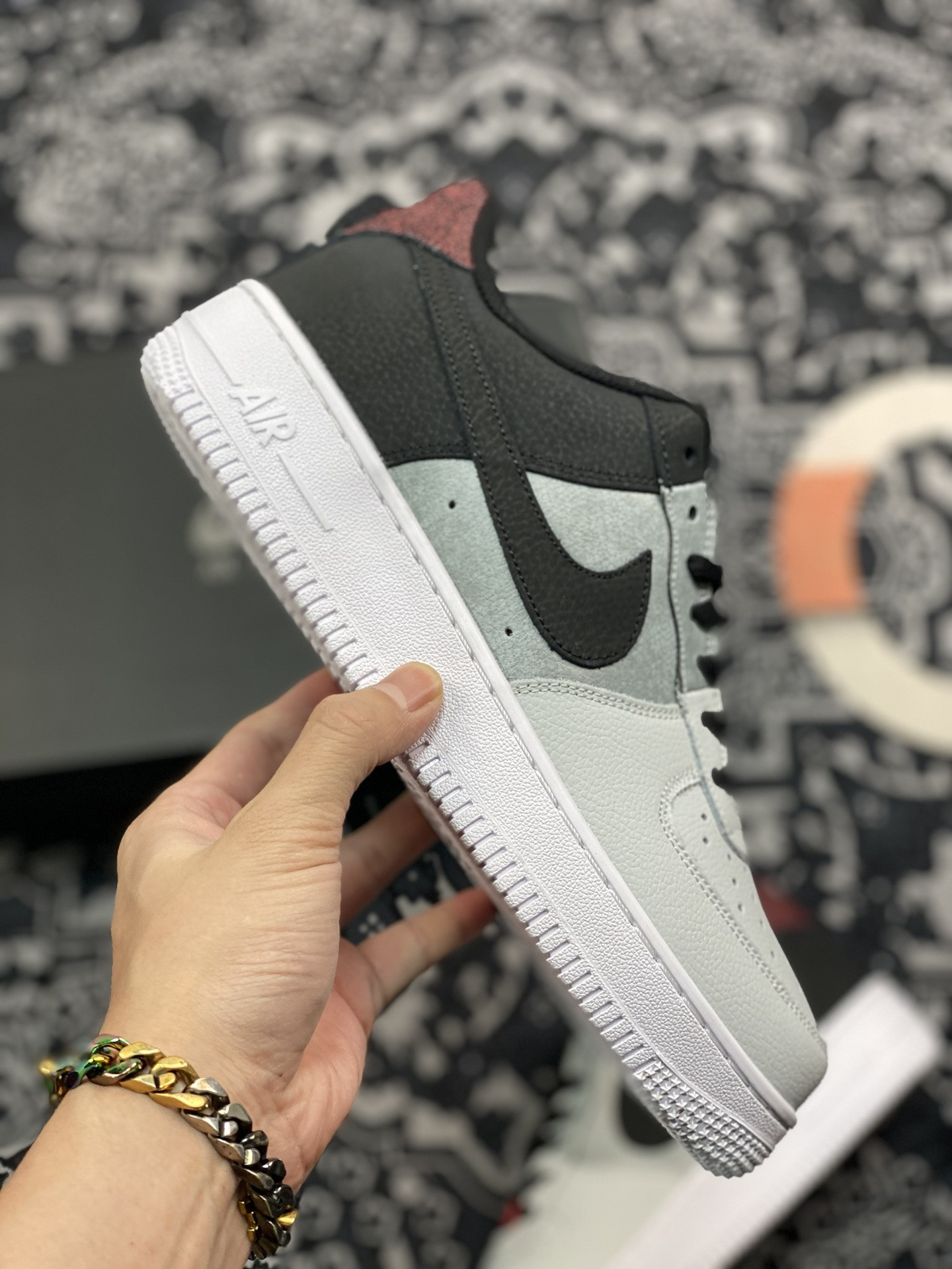 Nike Air Force 1 Low Black Smoke Grey For Sale