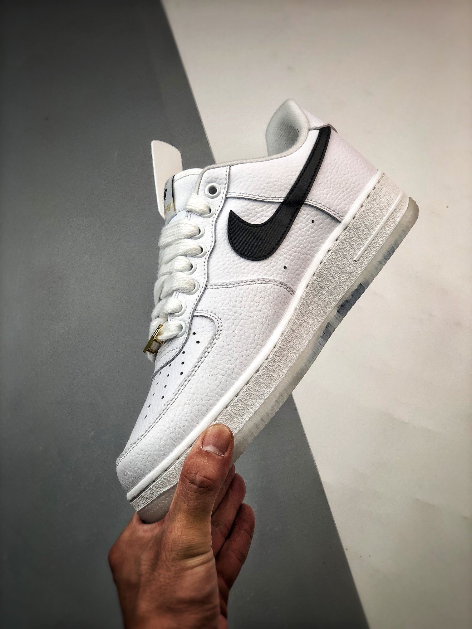 Nike Air Force 1 Low “Bronx Origins” White/Black/Metallic Gold For Sale