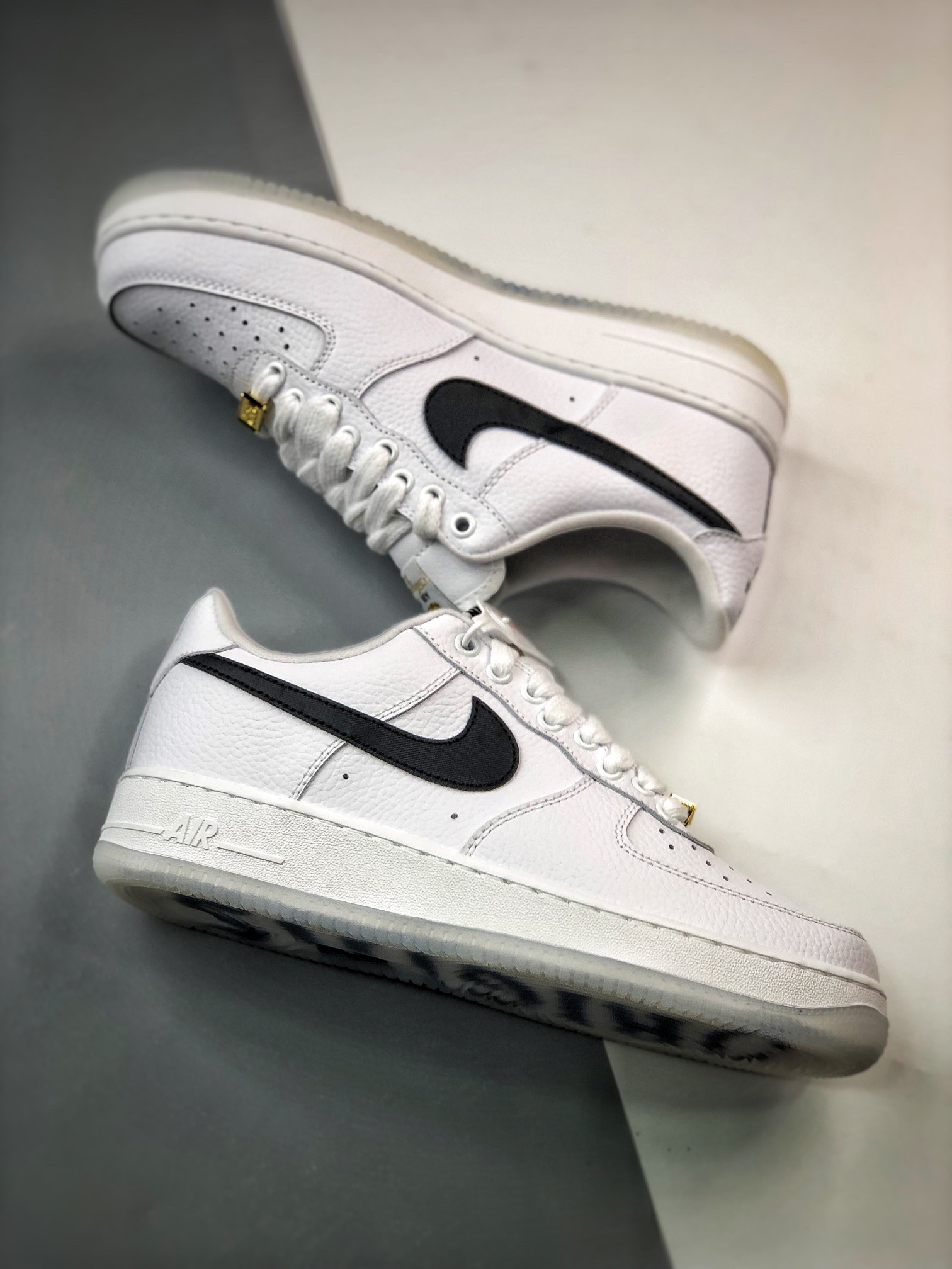 Nike Air Force 1 Low “Bronx Origins” White/Black/Metallic Gold For Sale