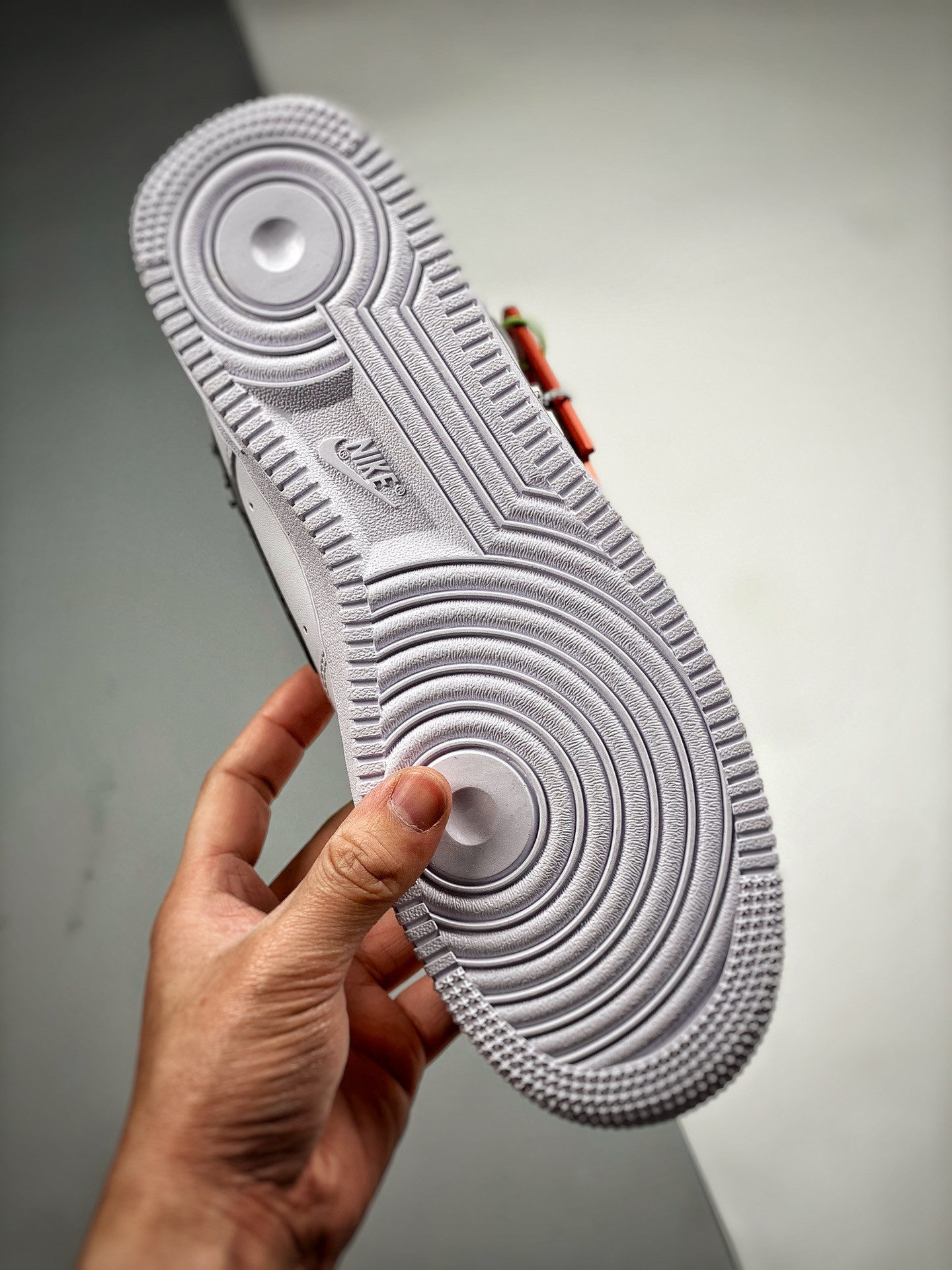 Nike Air Force 1 Low “Carabiner Swoosh” White Habanero Red For Sale
