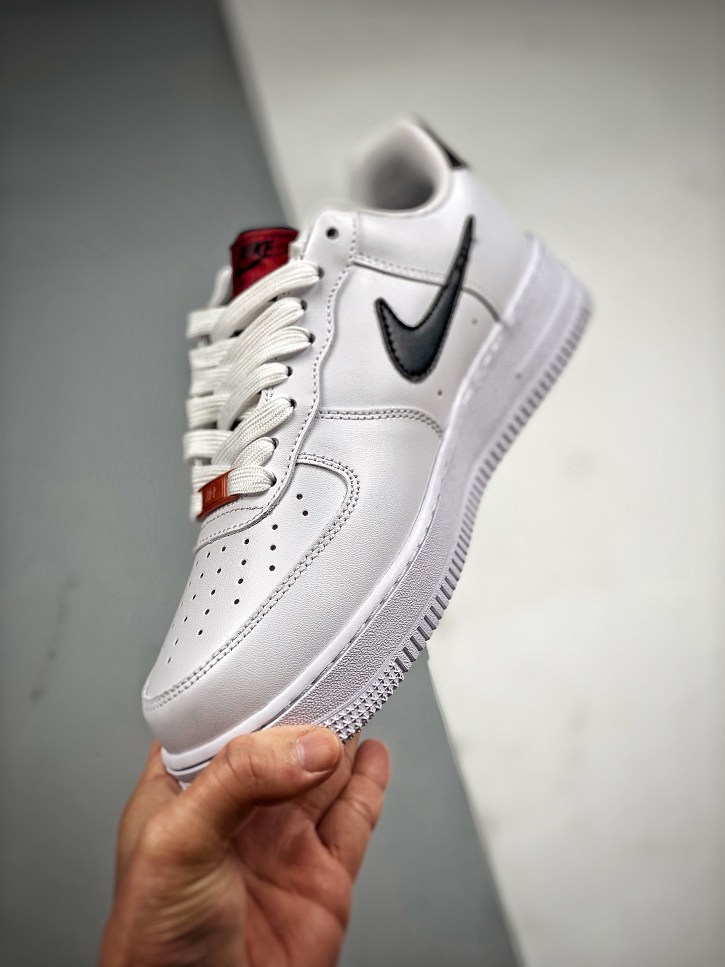 Nike Air Force 1 Low “Carabiner Swoosh” White Habanero Red For Sale