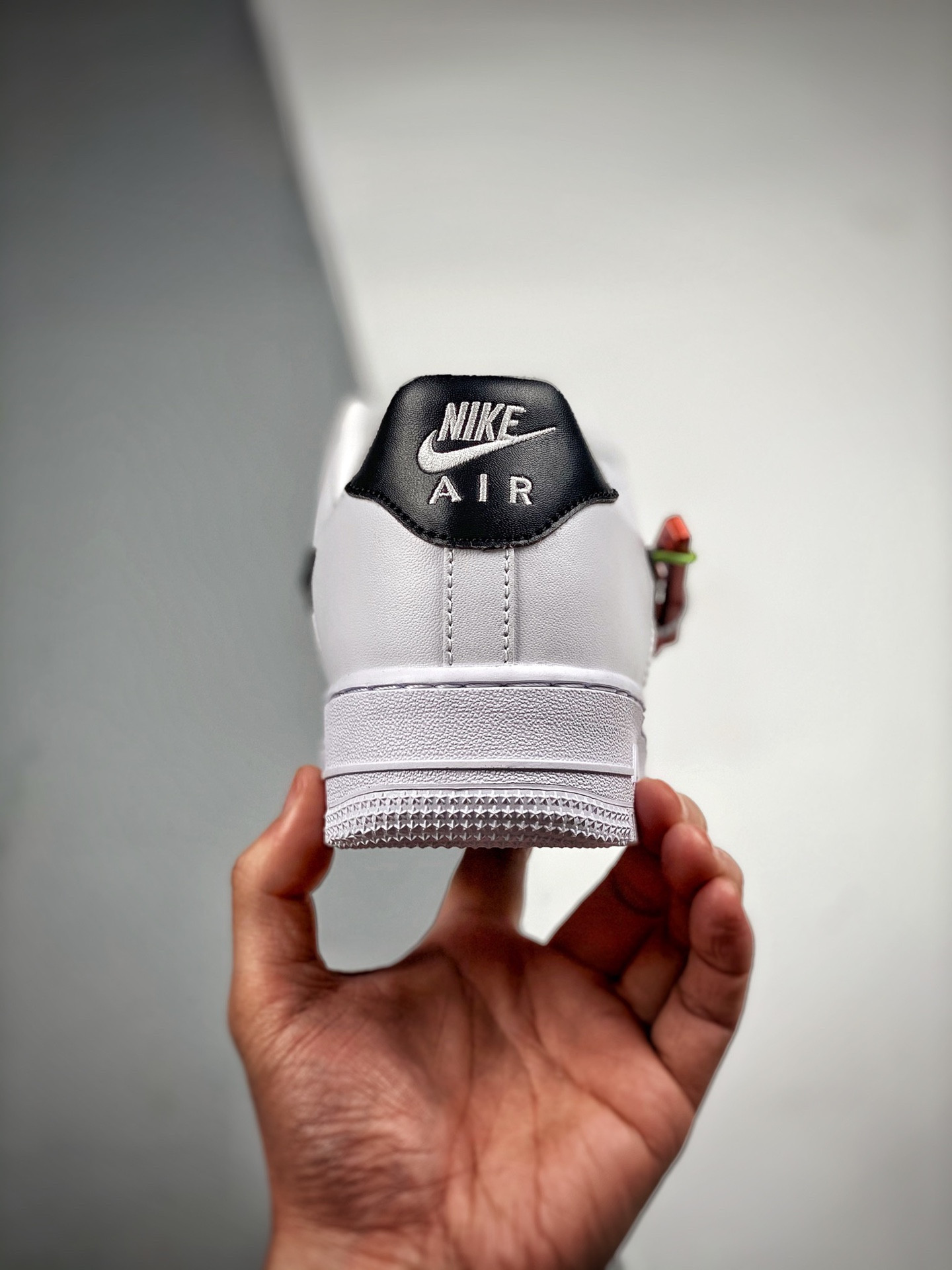 Nike Air Force 1 Low “Carabiner Swoosh” White Habanero Red For Sale