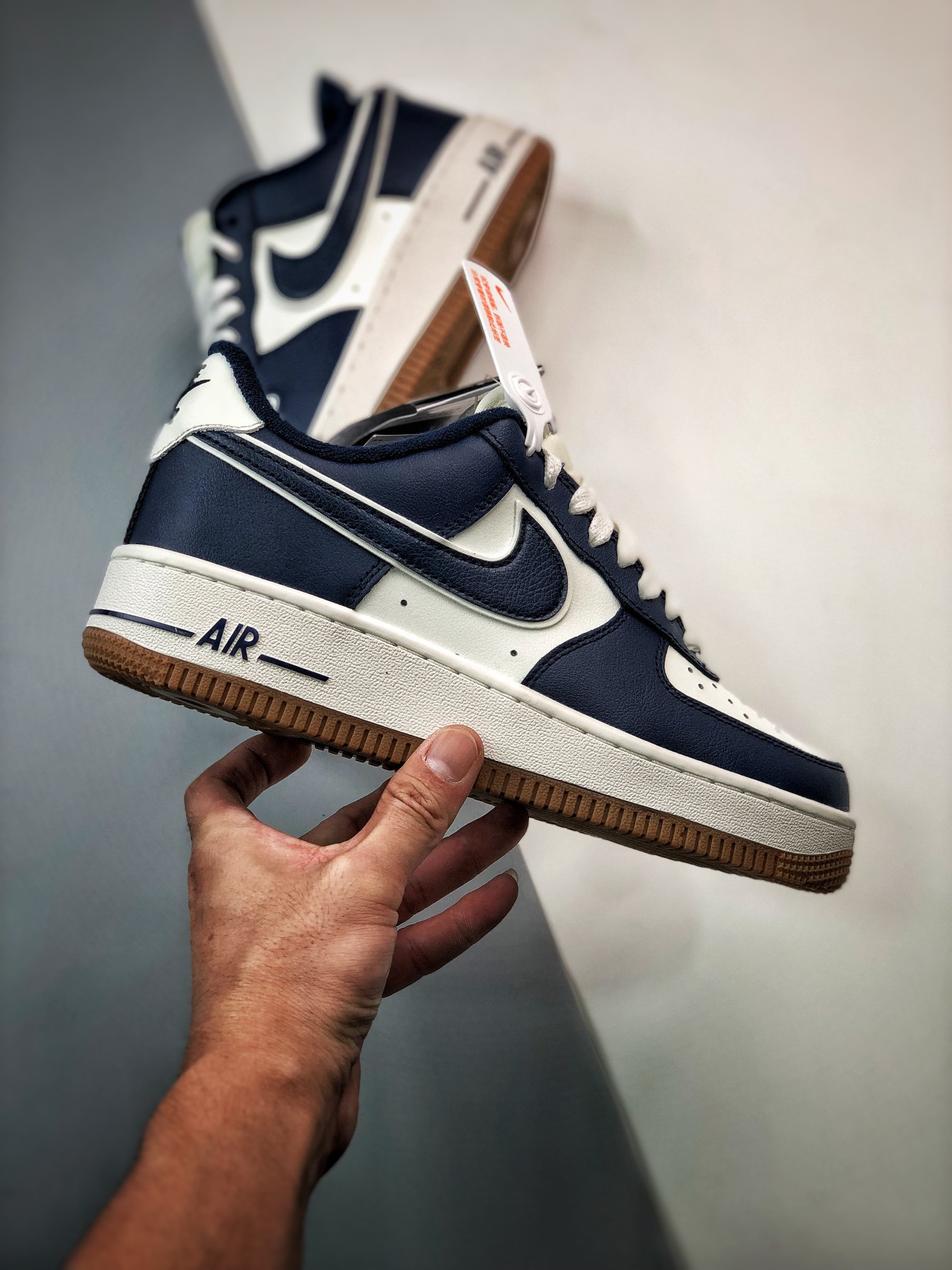 Nike Air Force 1 Low College Pack Navy/White For Sale