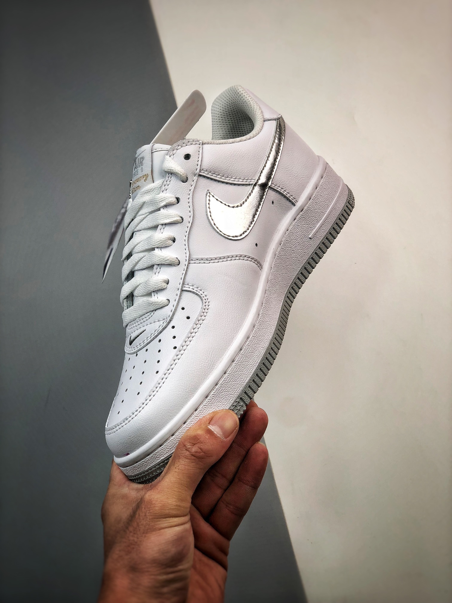 Nike Air Force 1 Low Color of the Month “Silver Swooshes” For Sale