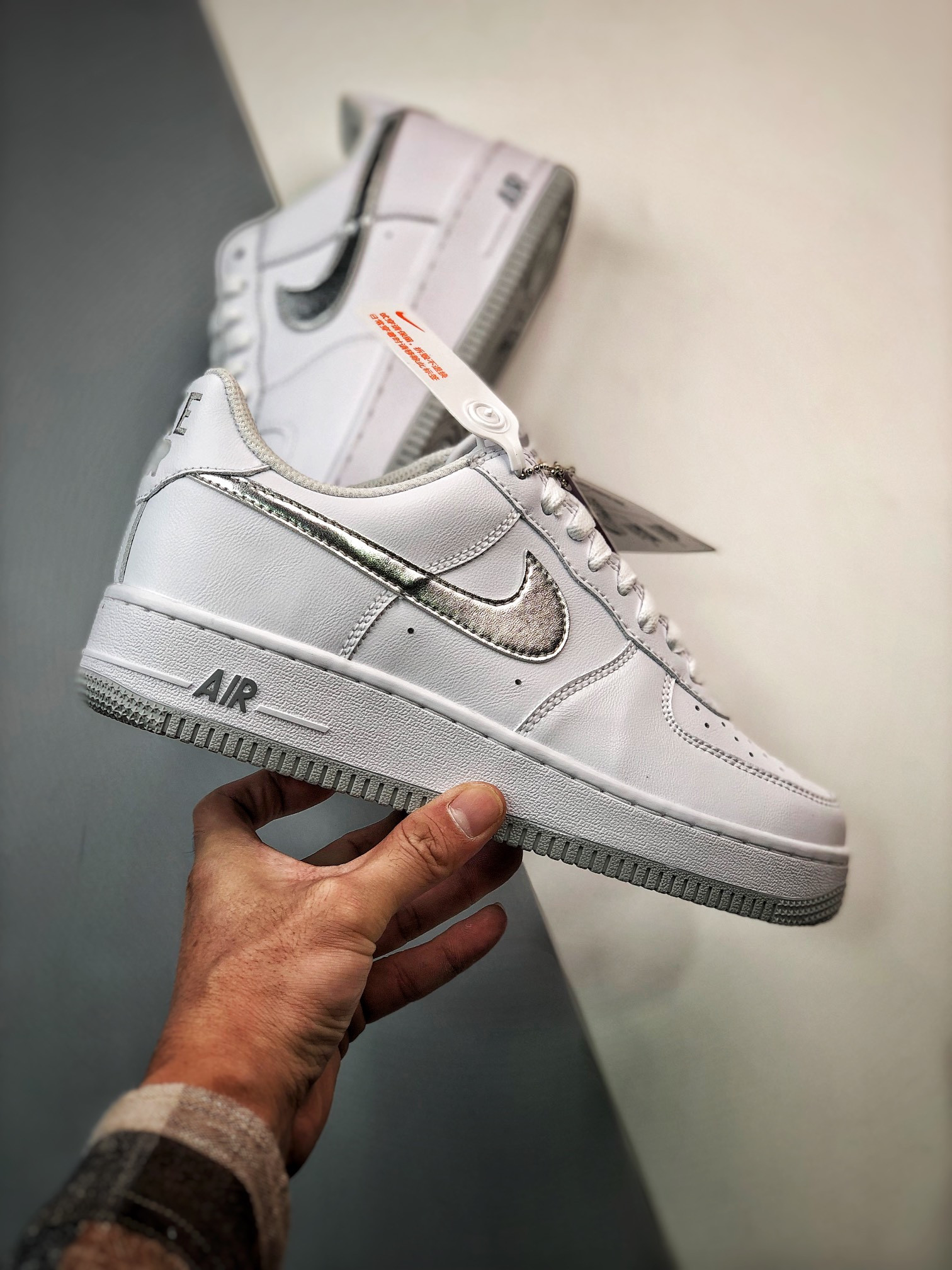 Nike Air Force 1 Low Color of the Month “Silver Swooshes” For Sale