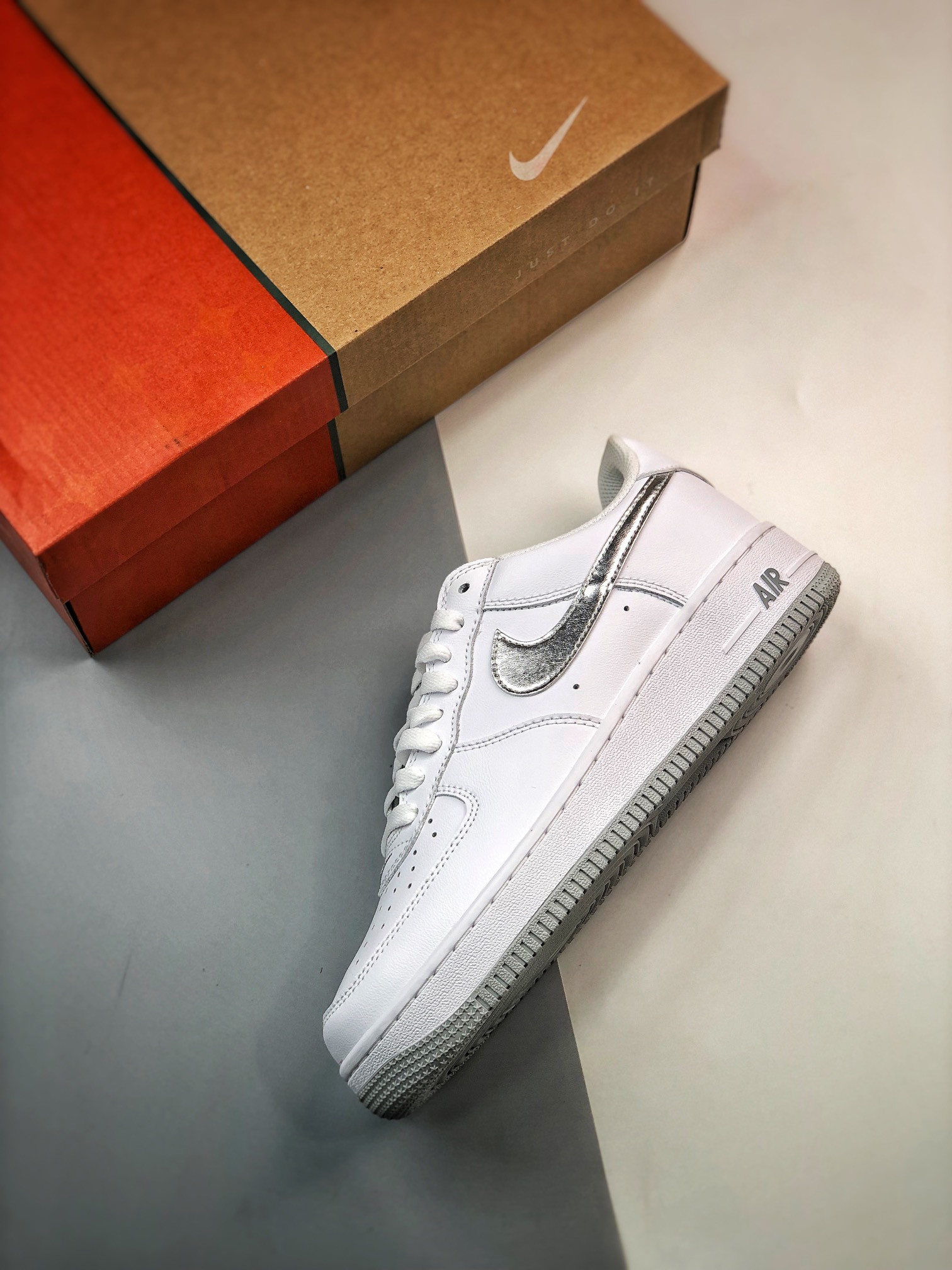 Nike Air Force 1 Low Color of the Month “Silver Swooshes” For Sale