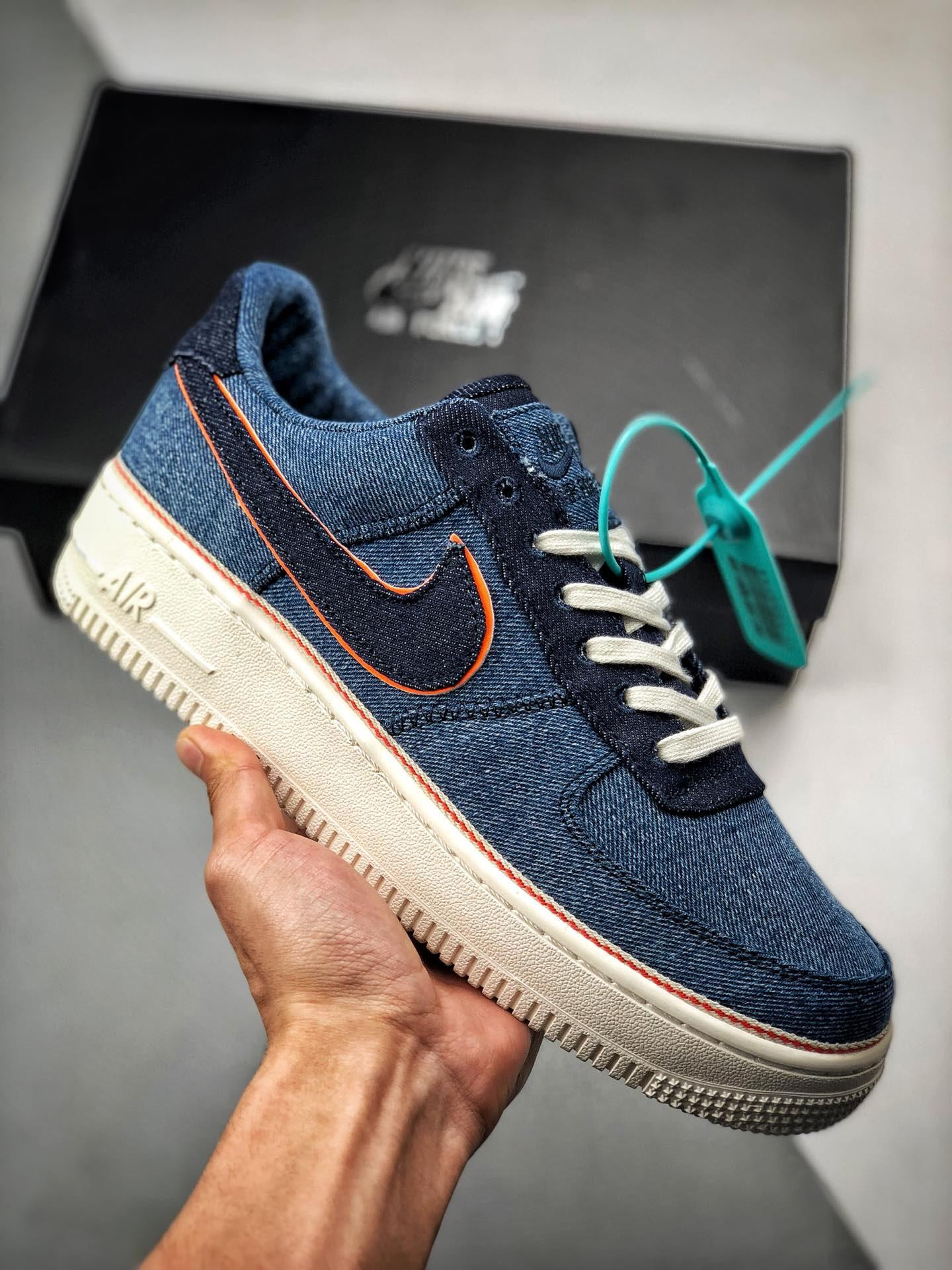 Nike Air Force 1 Low Denim Blue For Sale