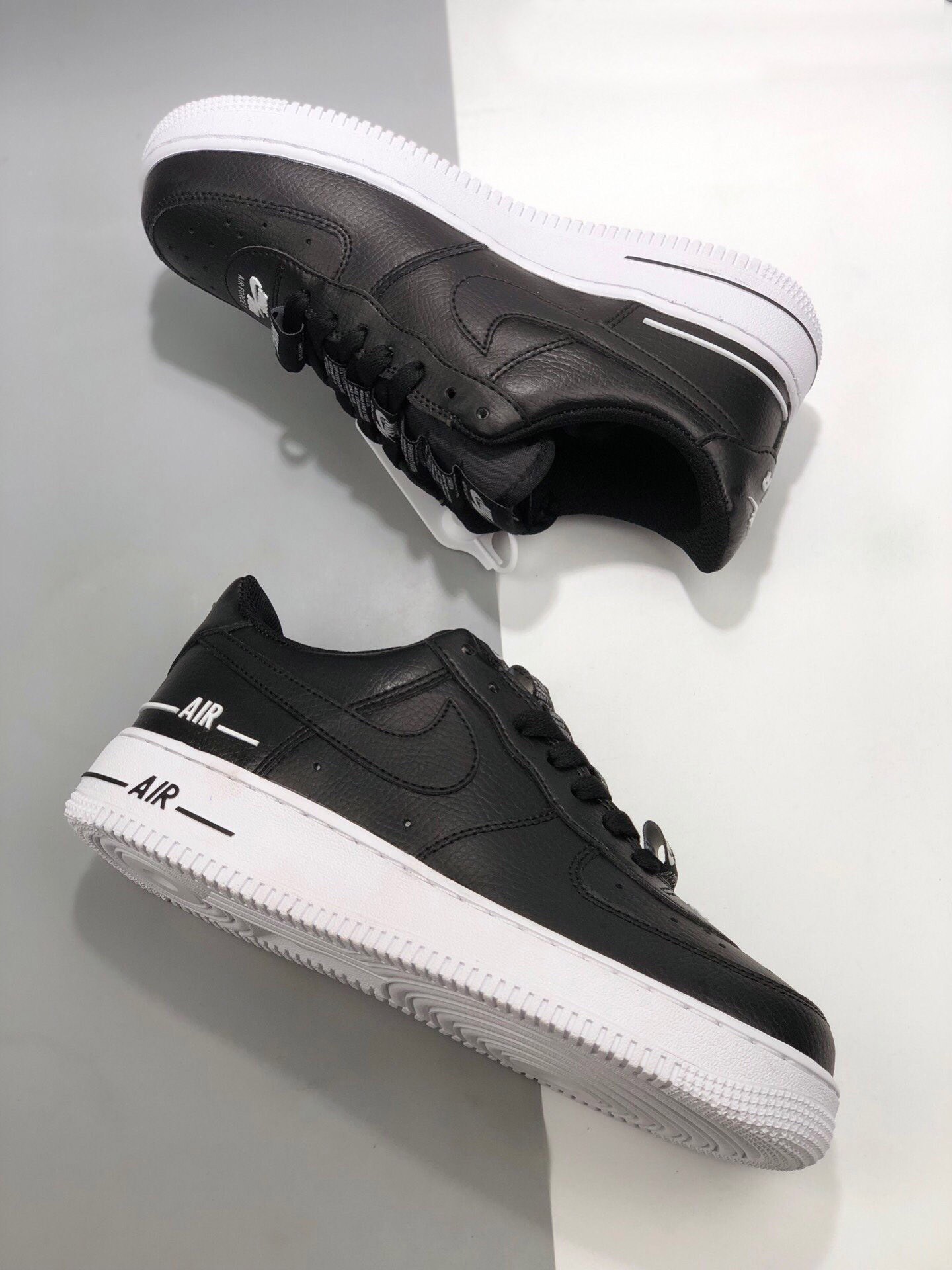 Nike Air Force 1 Low ‘Double Air’ Black For Sale