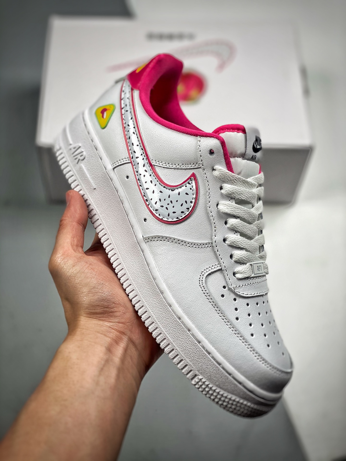 Nike Air Force 1 Low Dragonfruit White/Pink For Sale