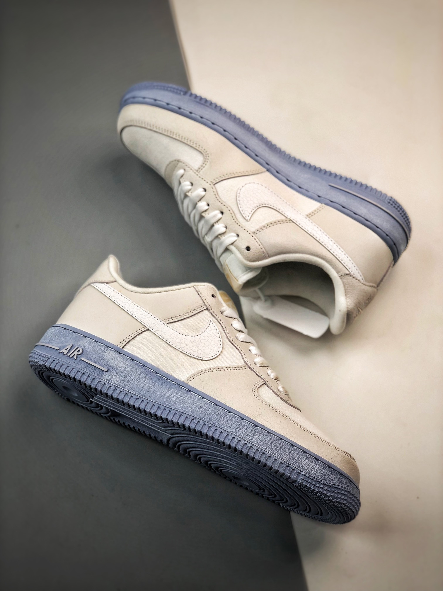 Nike Air Force 1 Low EMB “Salt Flats” White/Blue Whisper/Grey For Sale