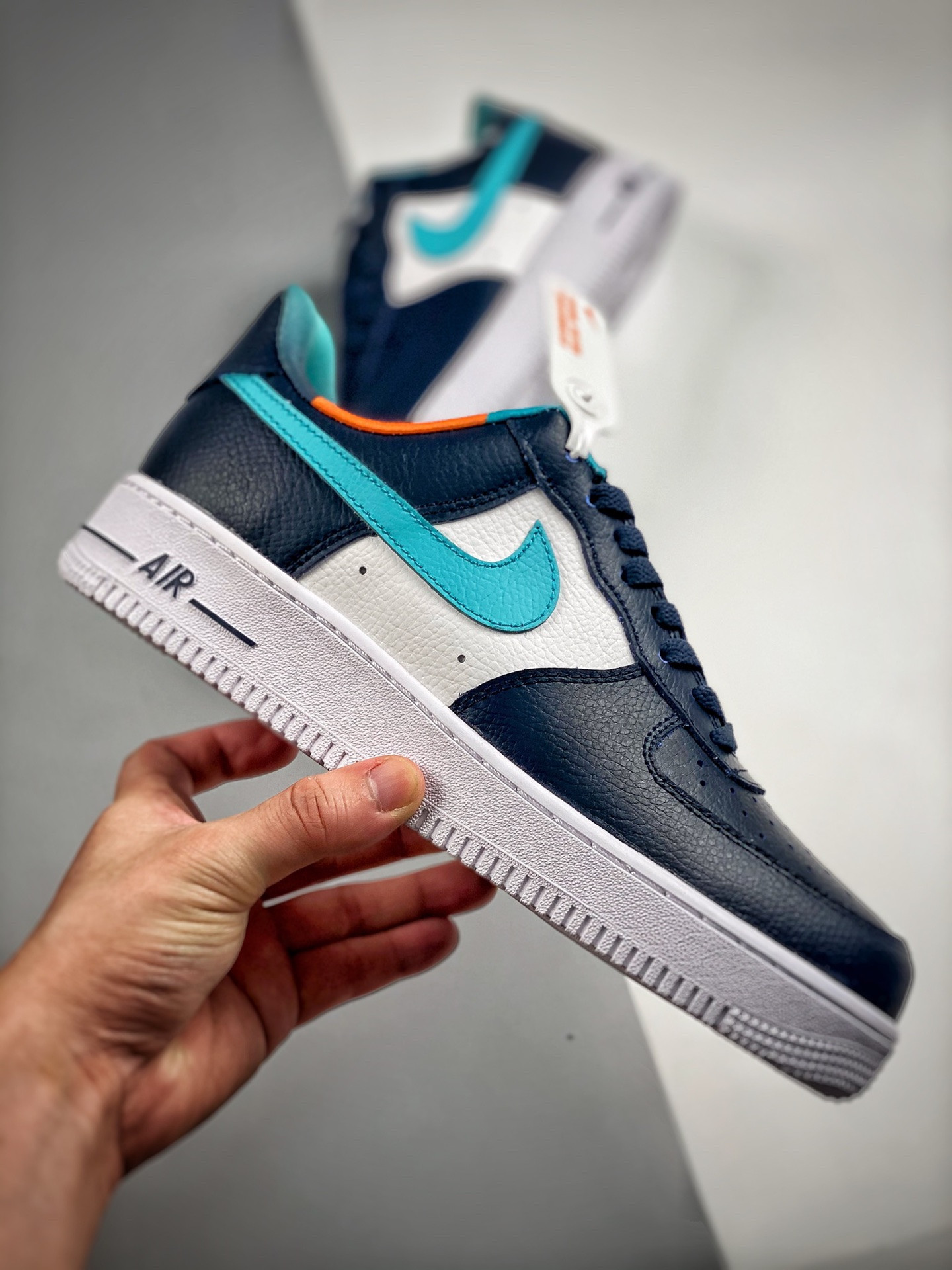 Nike Air Force 1 Low EMB Thunder Blue/Washed Teal For Sale