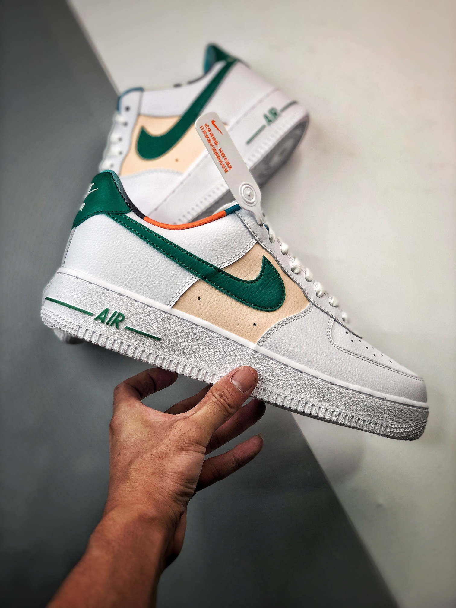 Nike Air Force 1 Low EMB White/Malachite-Pearl White For Sale