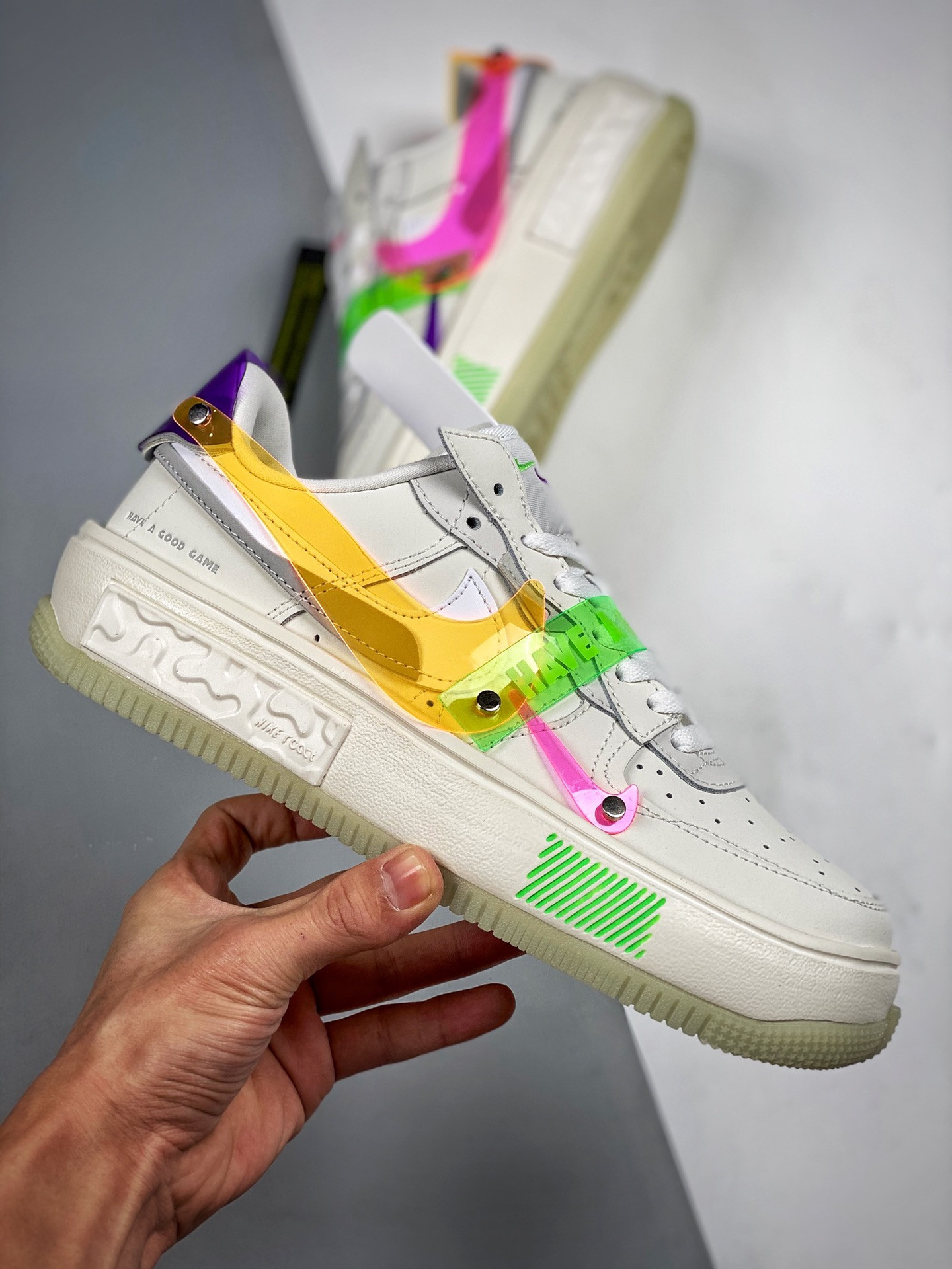Nike Air Force 1 Low Fontanka “Have A Good Game” Sail/Green Strike/White For Sale