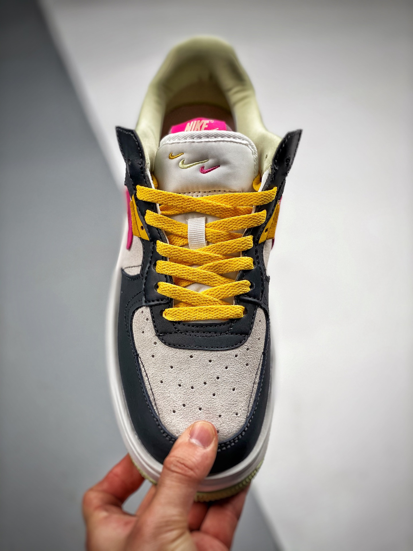Nike Air Force 1 Low Fontanka Off Noir/Pink Prime-Summit White For Sale