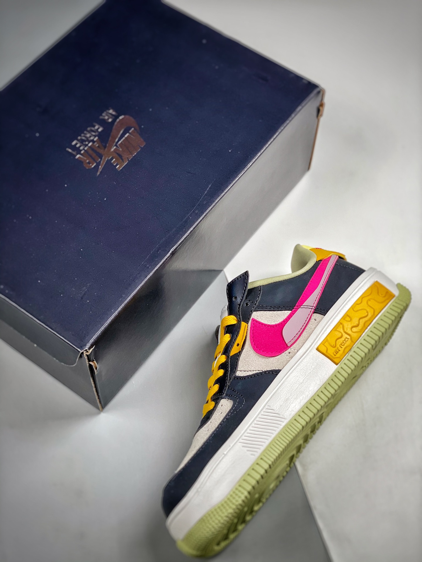 Nike Air Force 1 Low Fontanka Off Noir/Pink Prime-Summit White For Sale