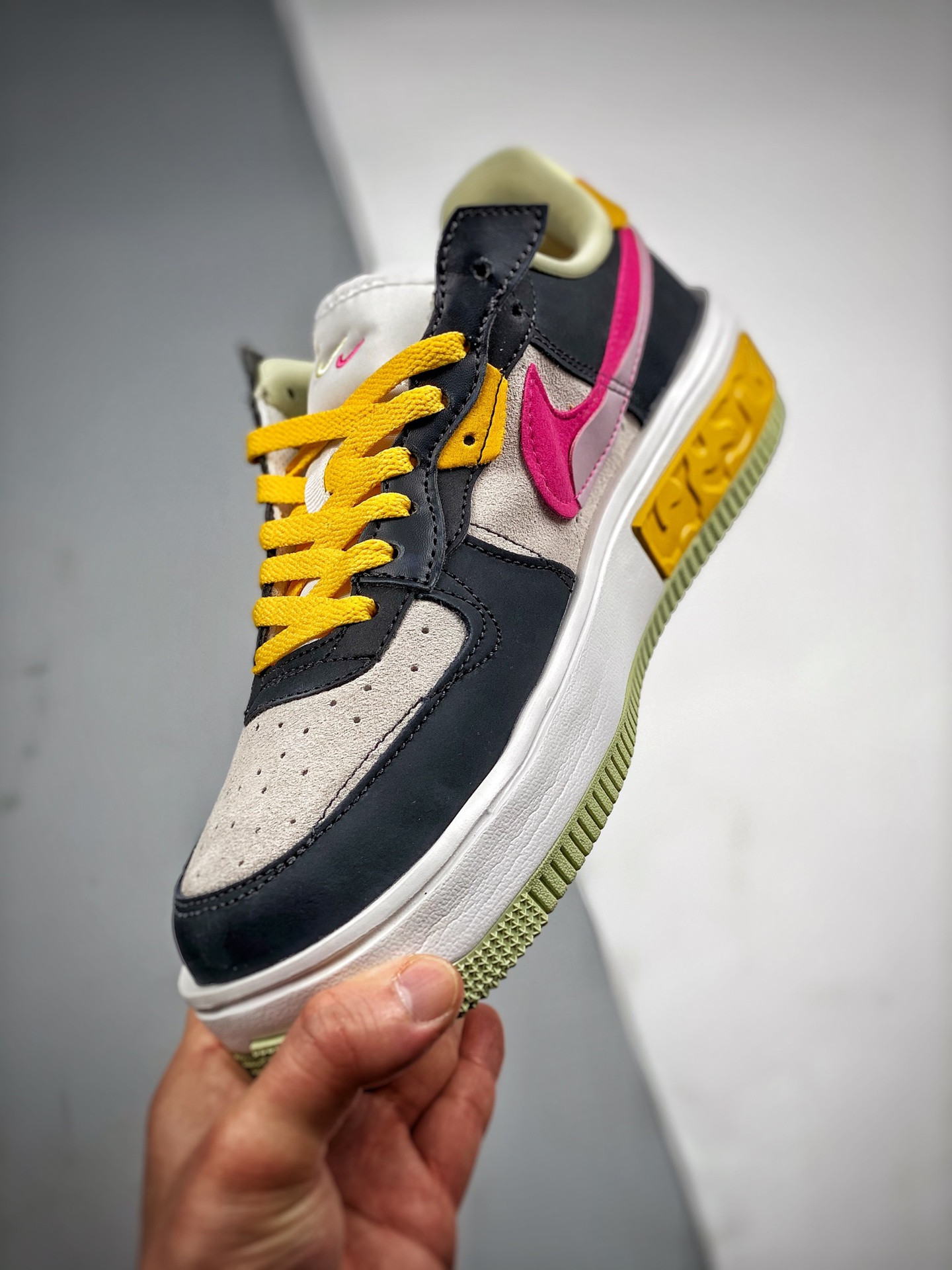 Nike Air Force 1 Low Fontanka Off Noir/Pink Prime-Summit White For Sale