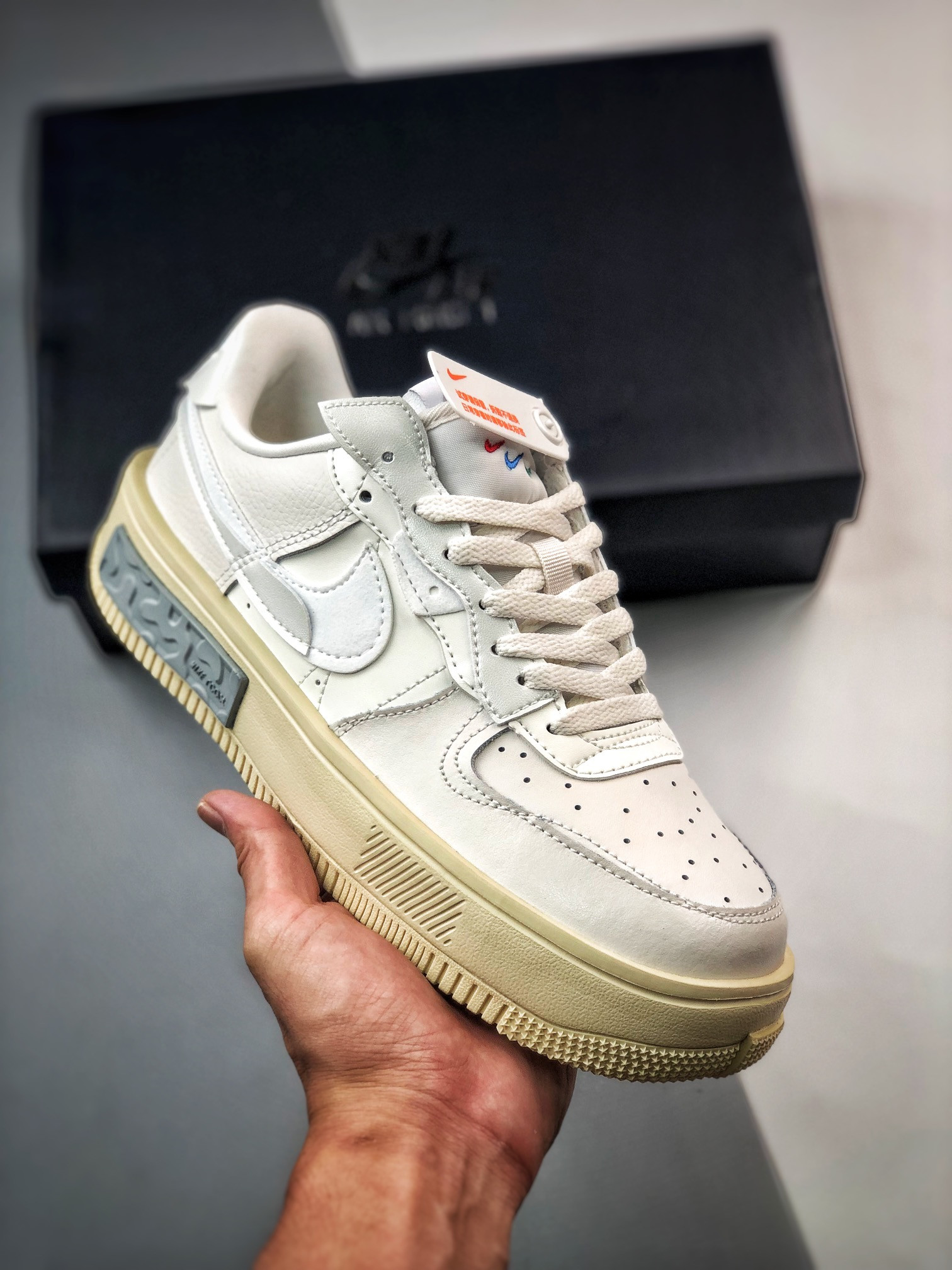 Nike Air Force 1 Low Fontanka Phantom/Beach-Light Smoke Grey For Sale