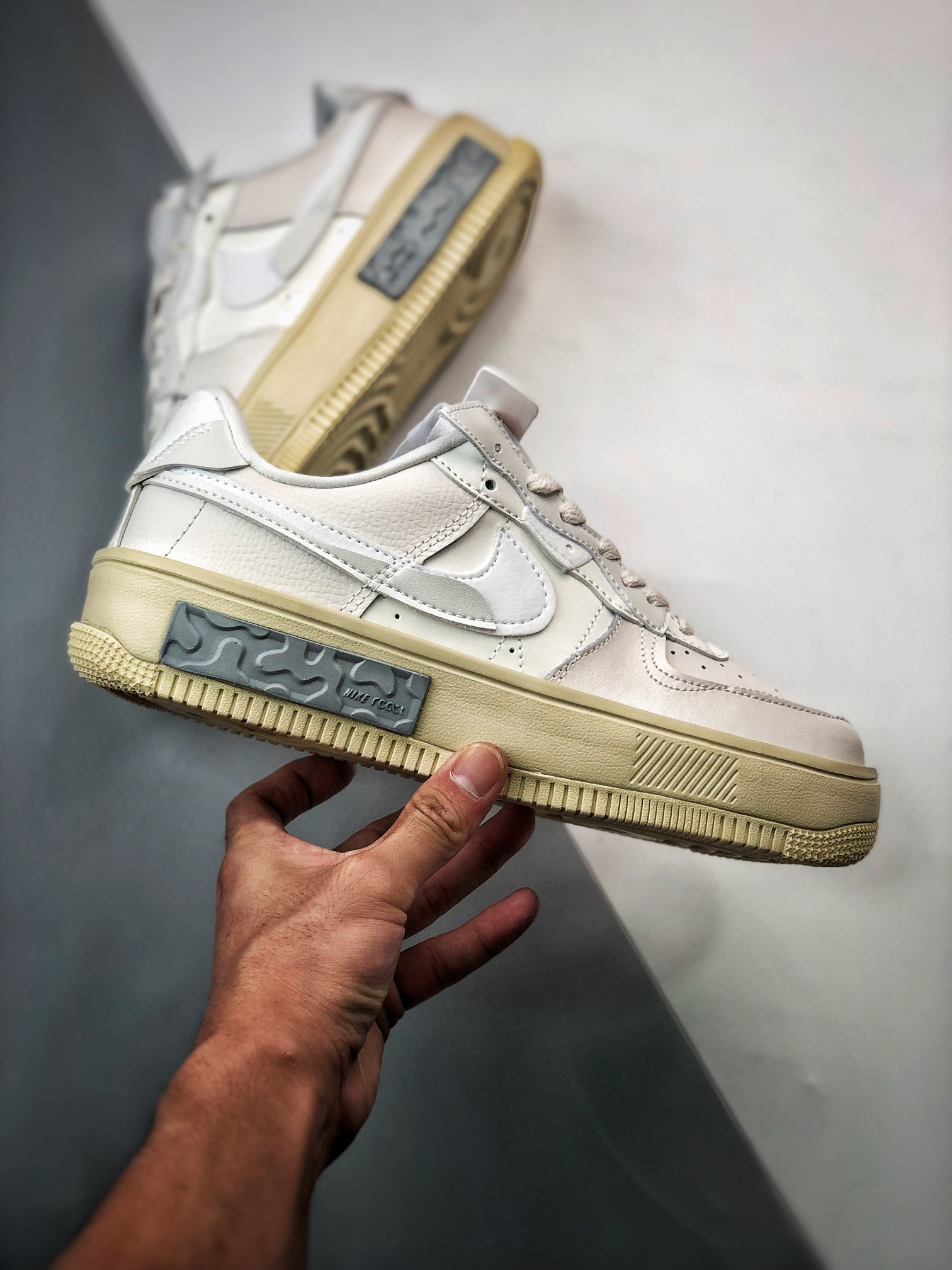 Nike Air Force 1 Low Fontanka Phantom/Beach-Light Smoke Grey For Sale