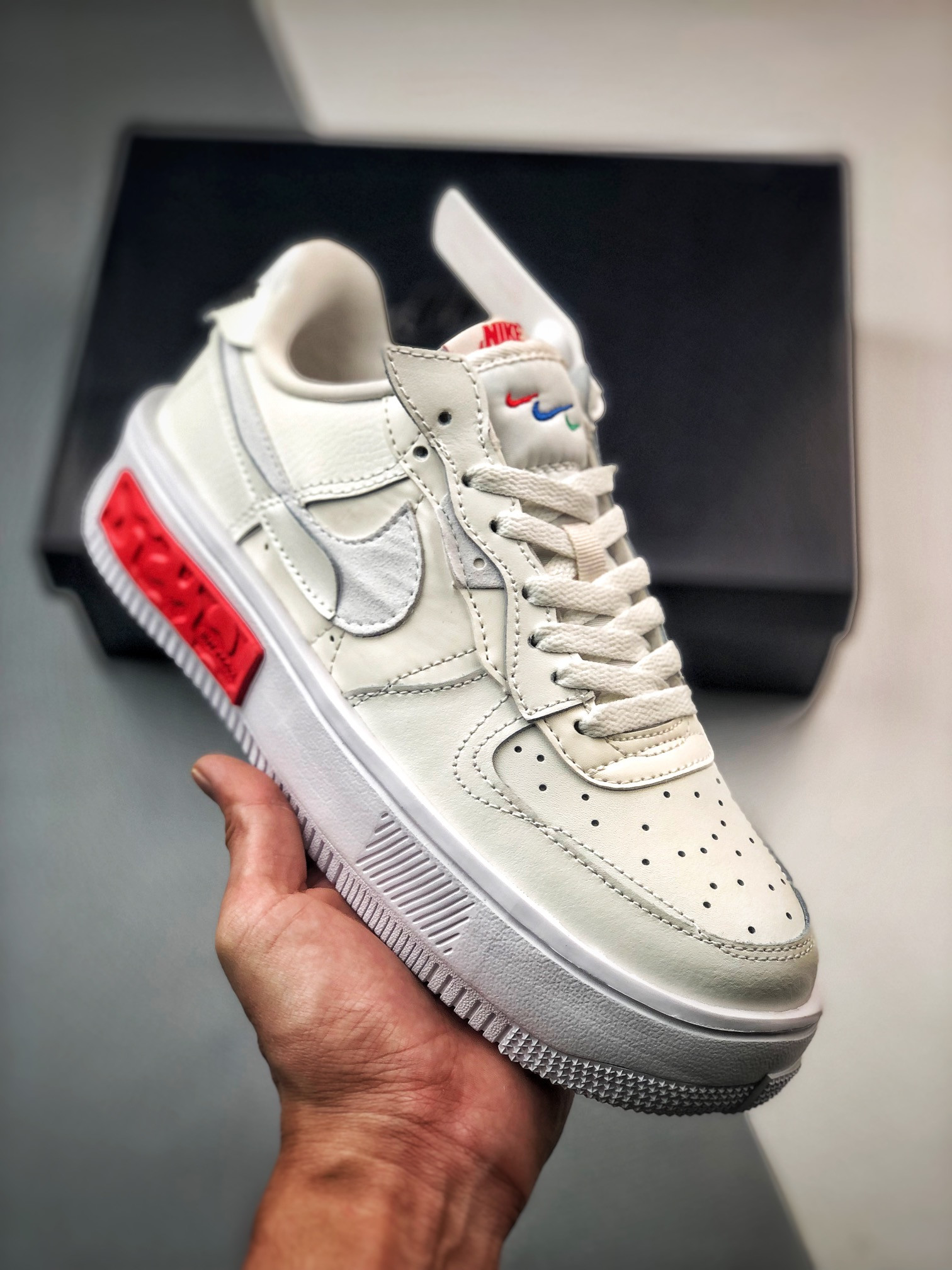 Nike Air Force 1 Low Fontanka Phantom/White-University Red For Sale