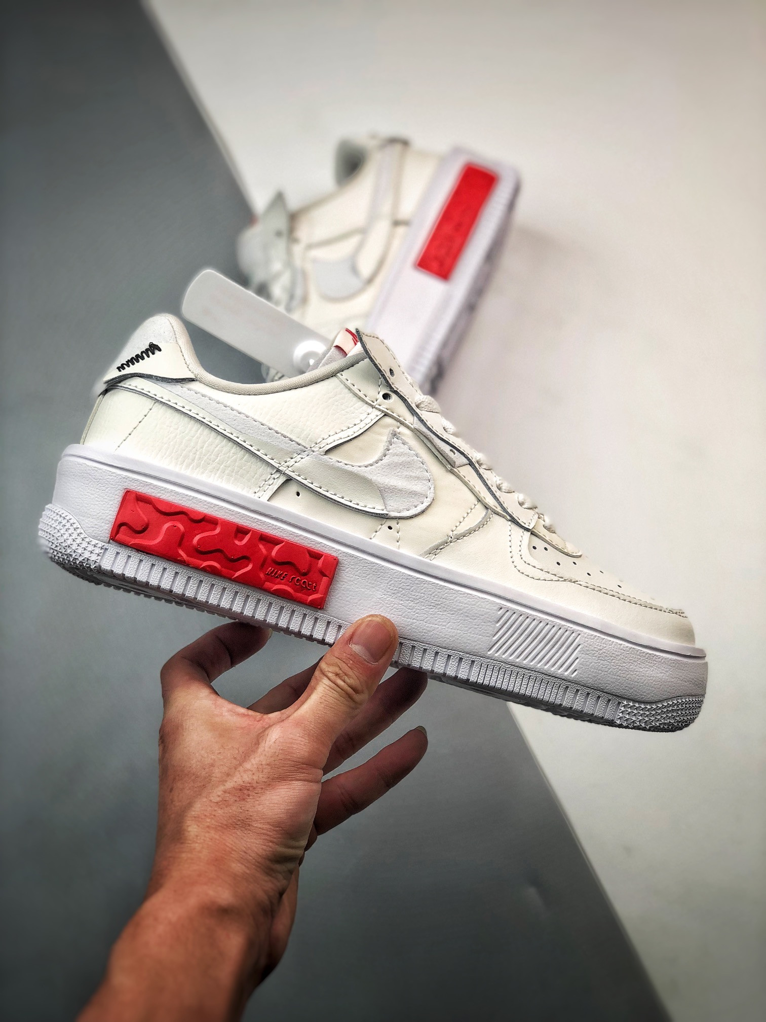 Nike Air Force 1 Low Fontanka Phantom/White-University Red For Sale
